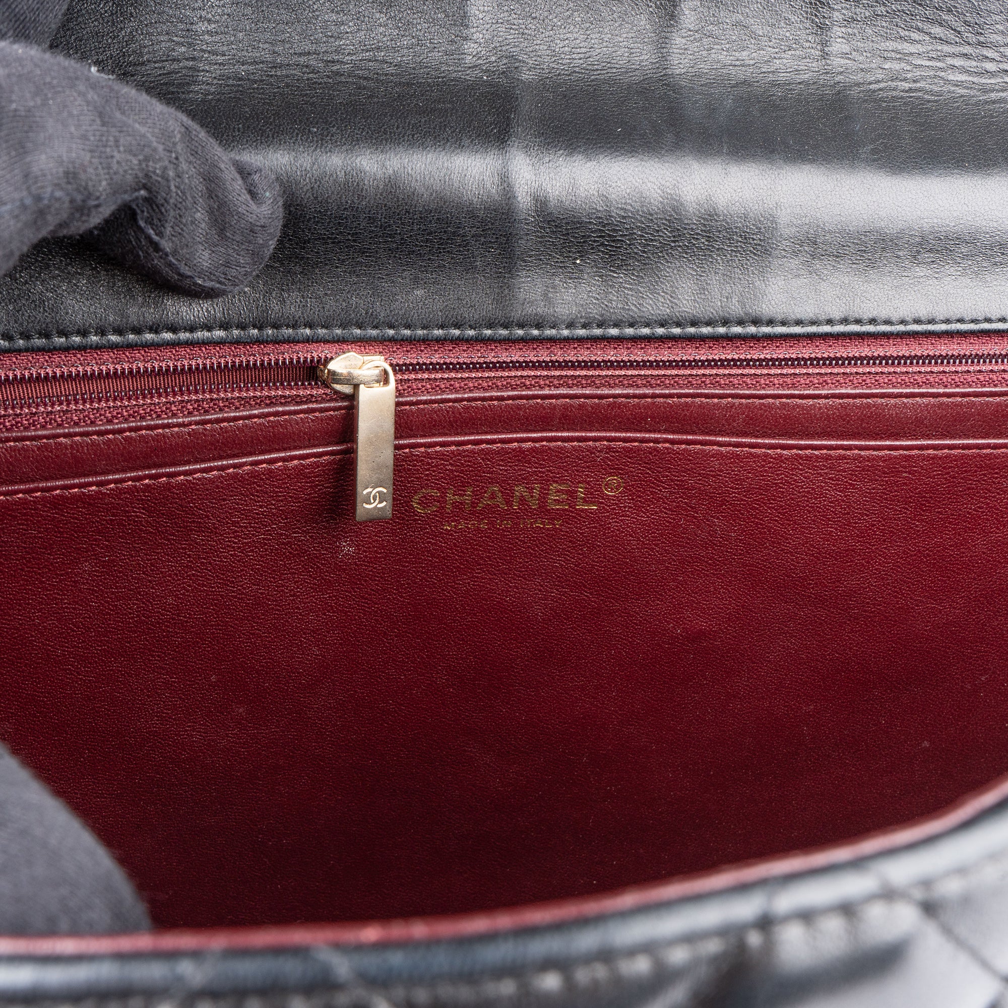 Chanel Quilted Lambskin Maxi Single Flap Crossbody Bag