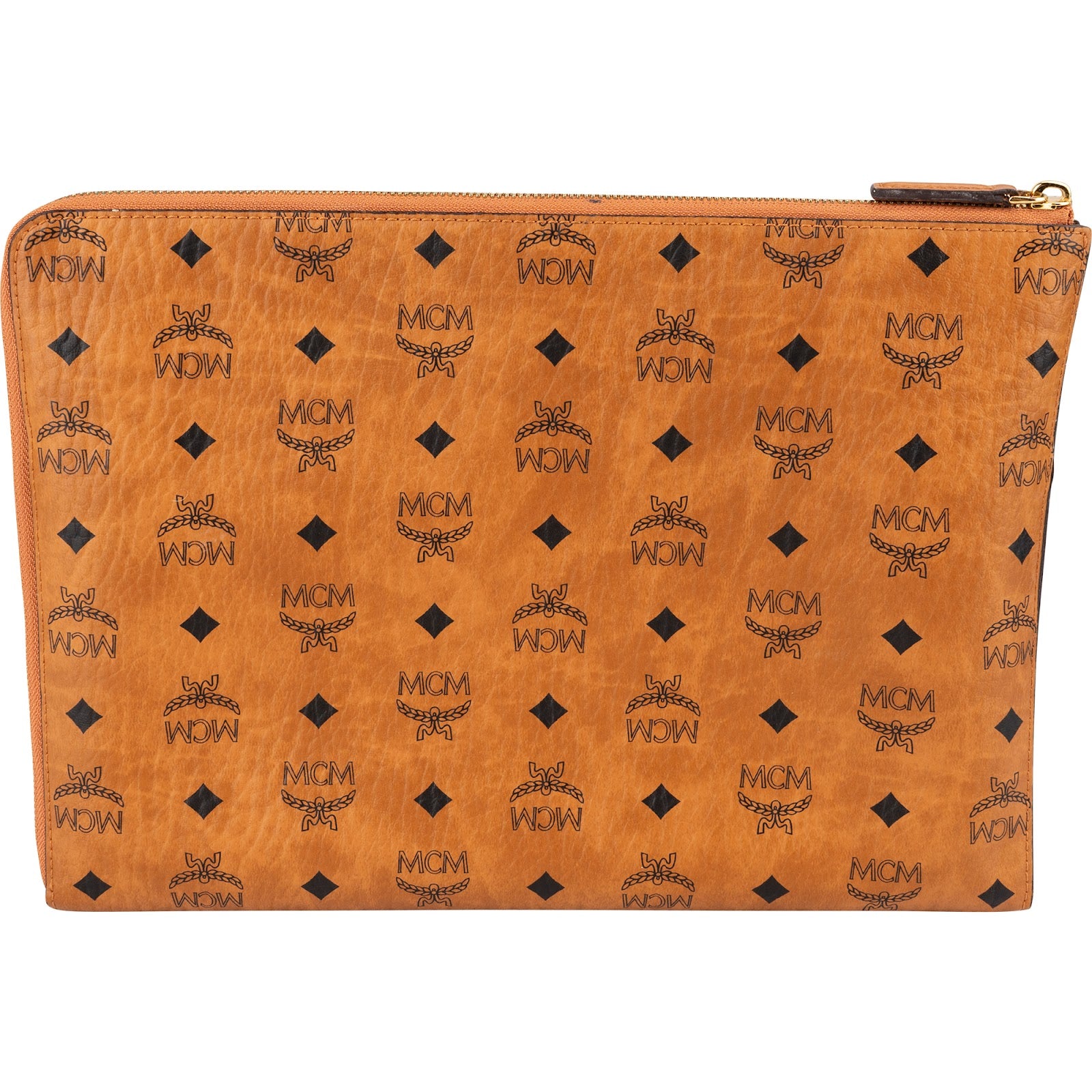 MCM - Monogram Visetos Laptop Clutch