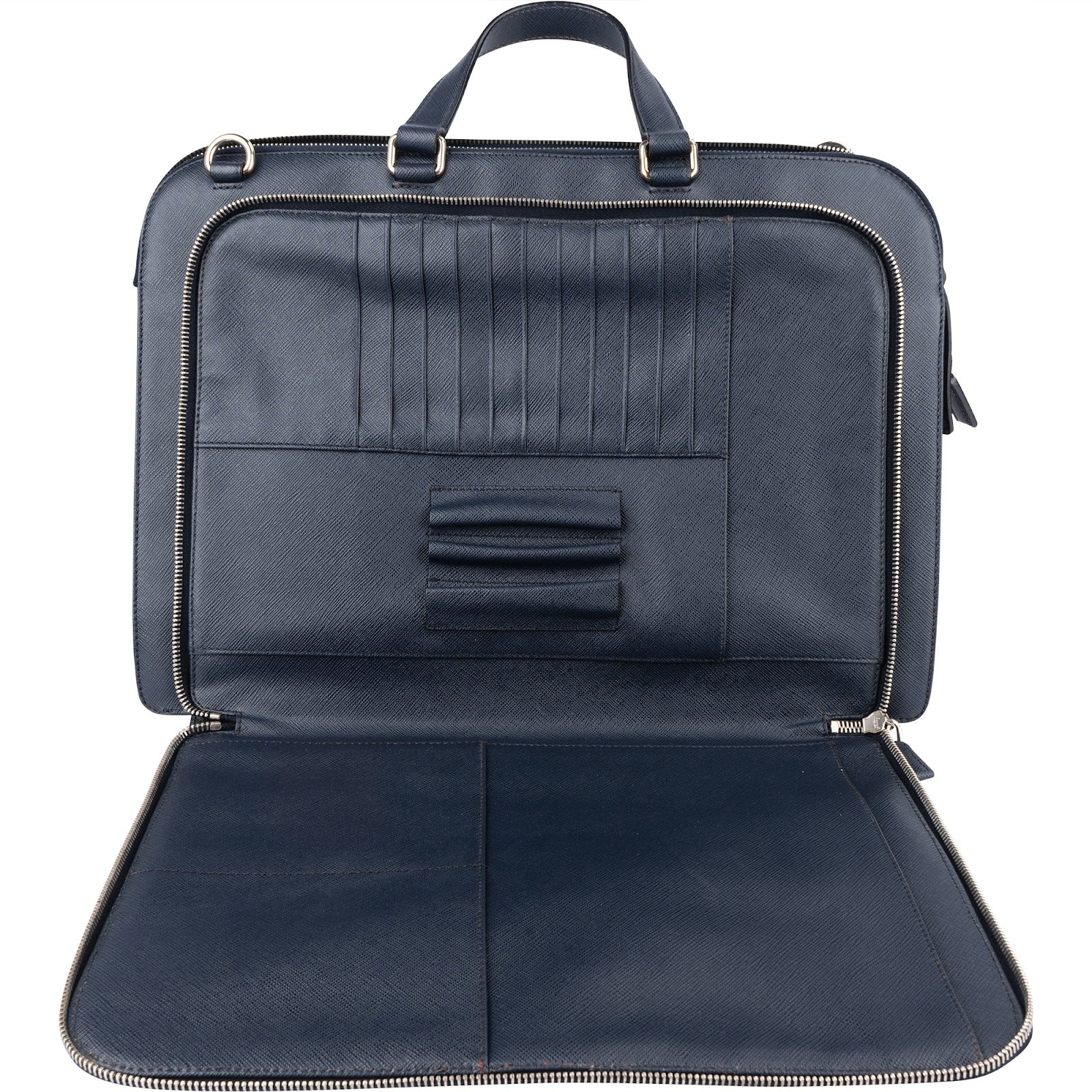 Prada Saffiano Leather Business Tasche