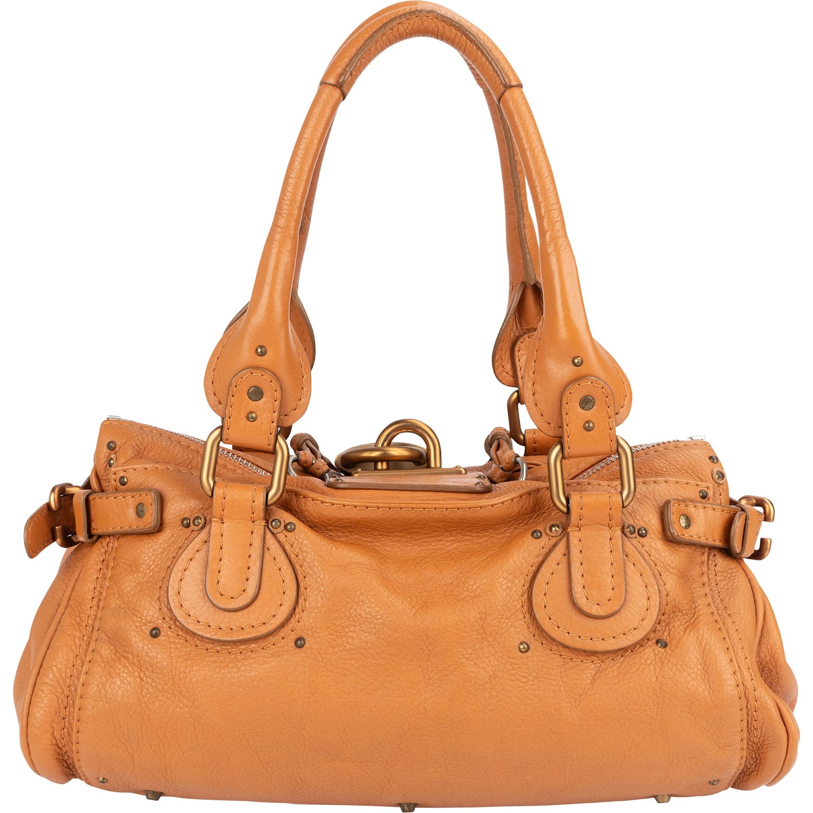 Chloé Grained Leather Paddington Handbag