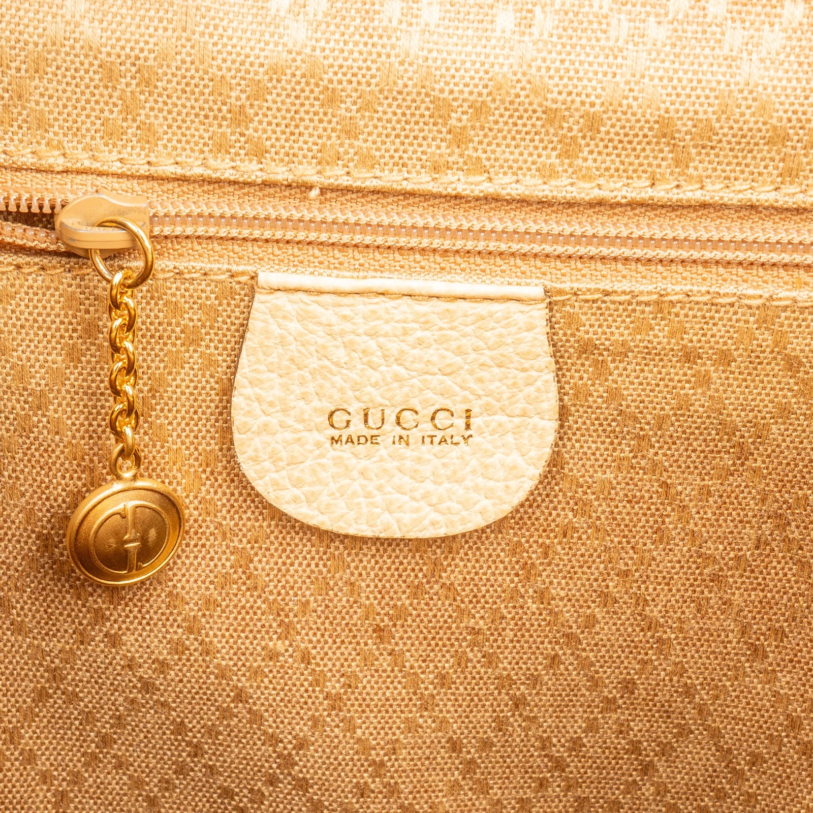 Gucci Suede Bamboo Drawstring Backpack