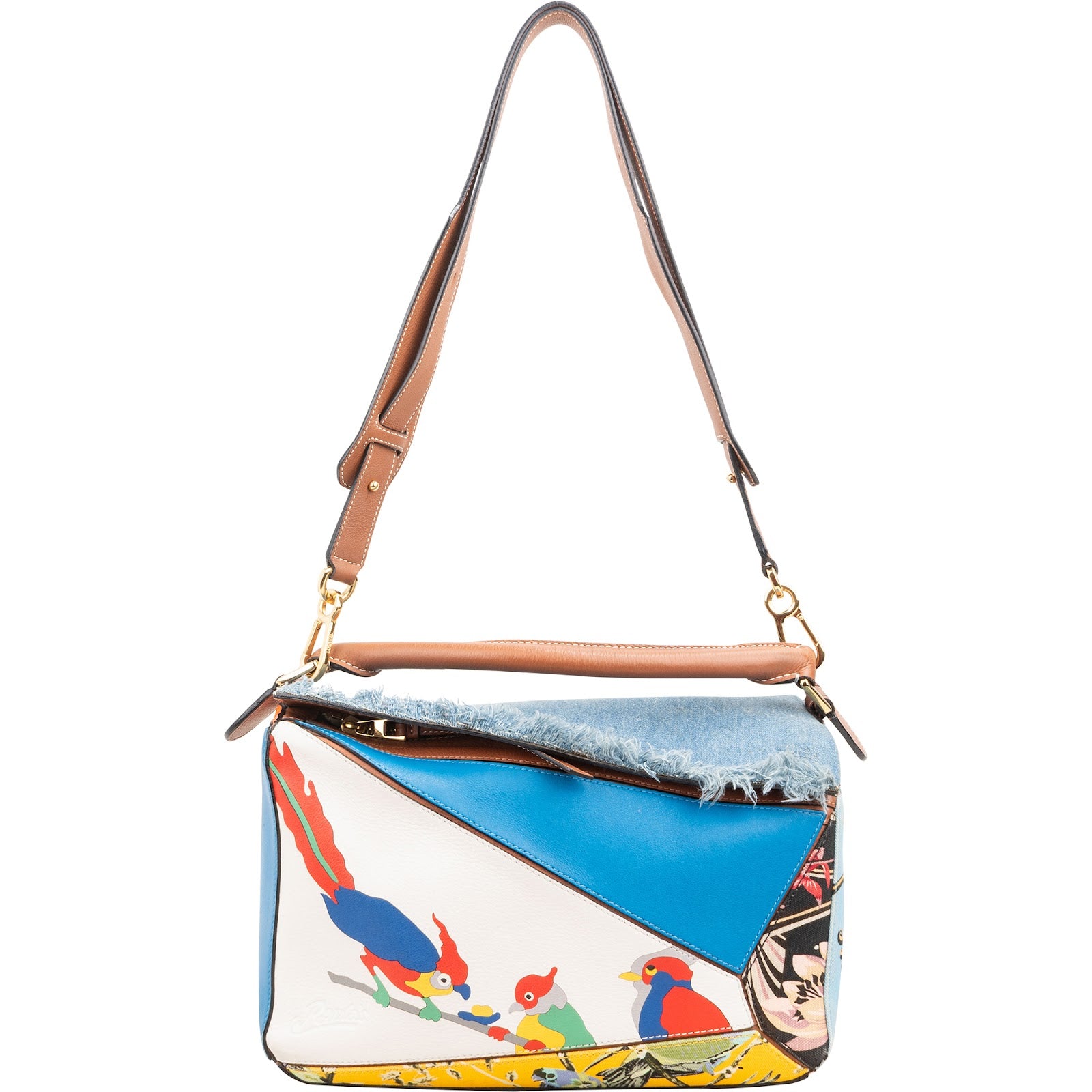 Loewe – Paula's Ibiza Parrot Puzzle Shoulder Bag