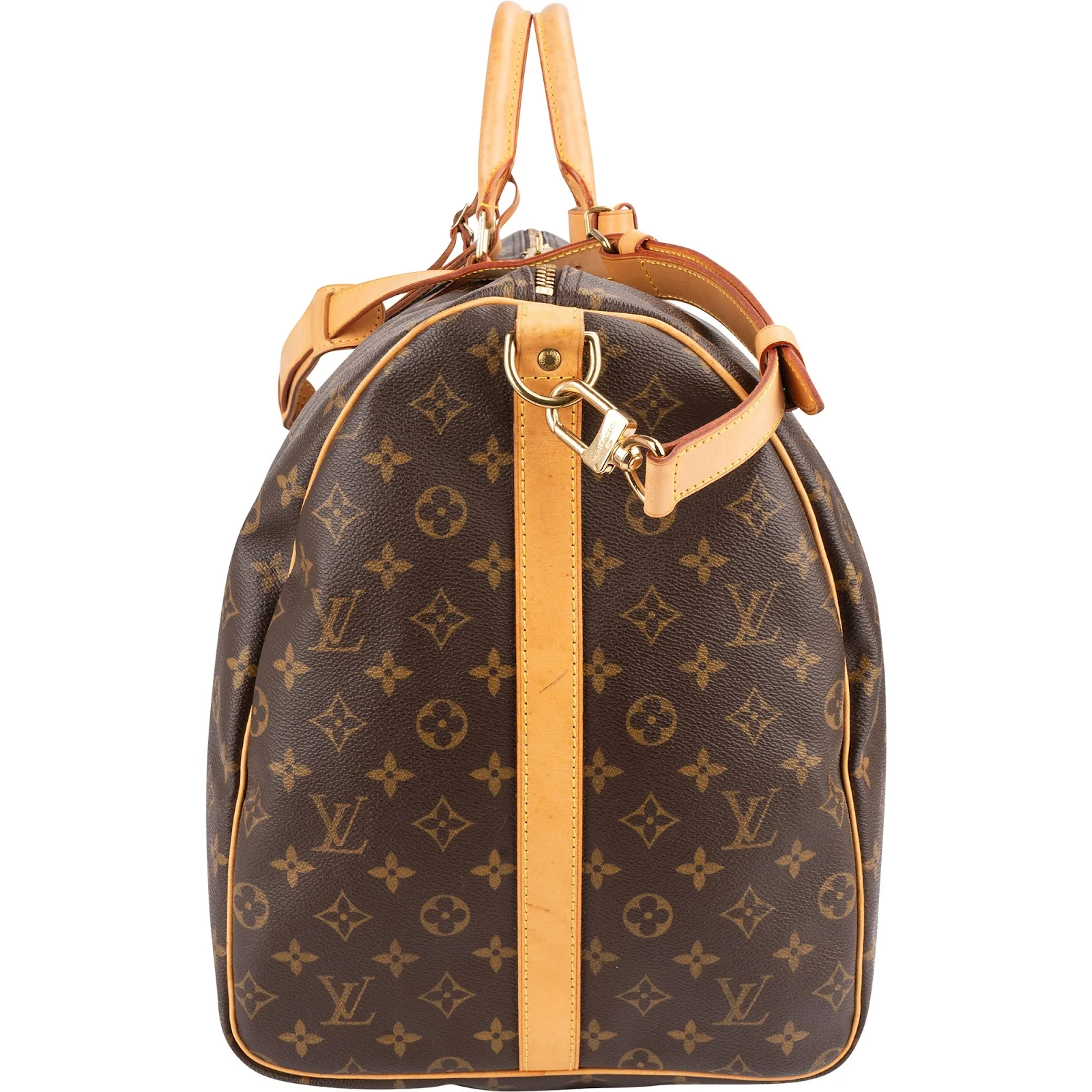 Louis Vuitton Monogram Canvas Keepall 60 Bandoulière Travel Bag