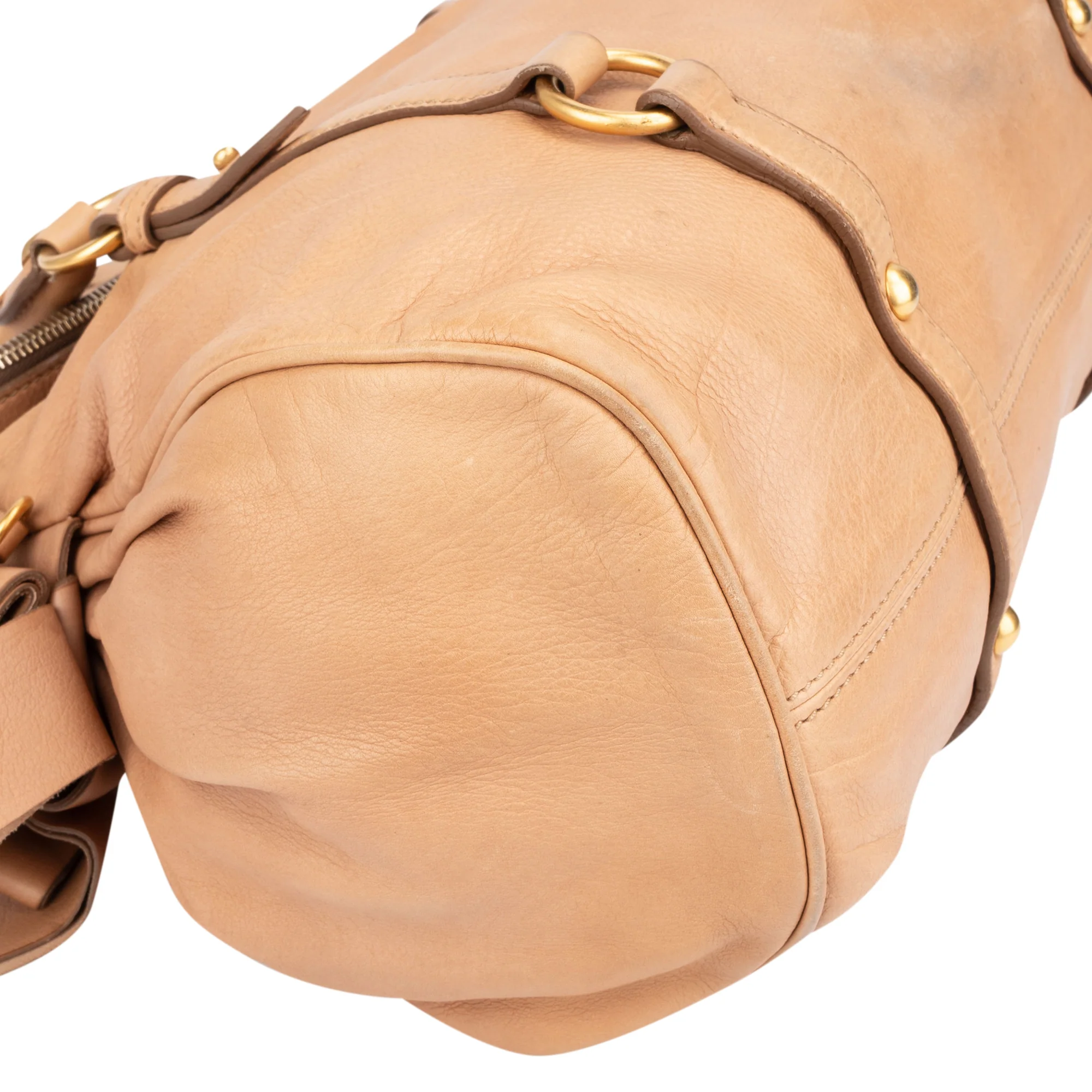 Miu Miu Classic Leather City Handbag