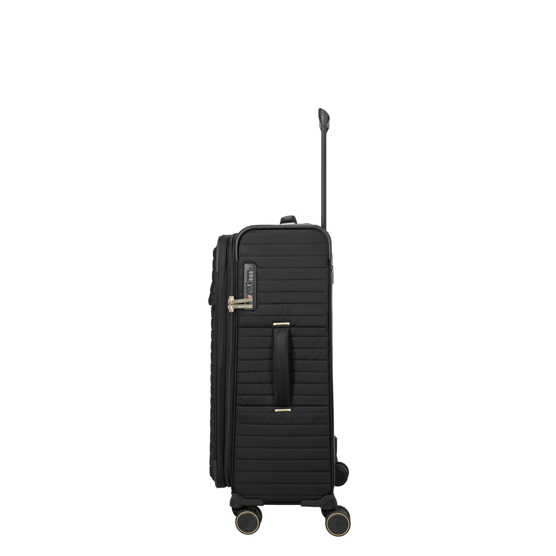 BARBARA STEPP Trolley M (68 cm) erweiterbar - schwarz