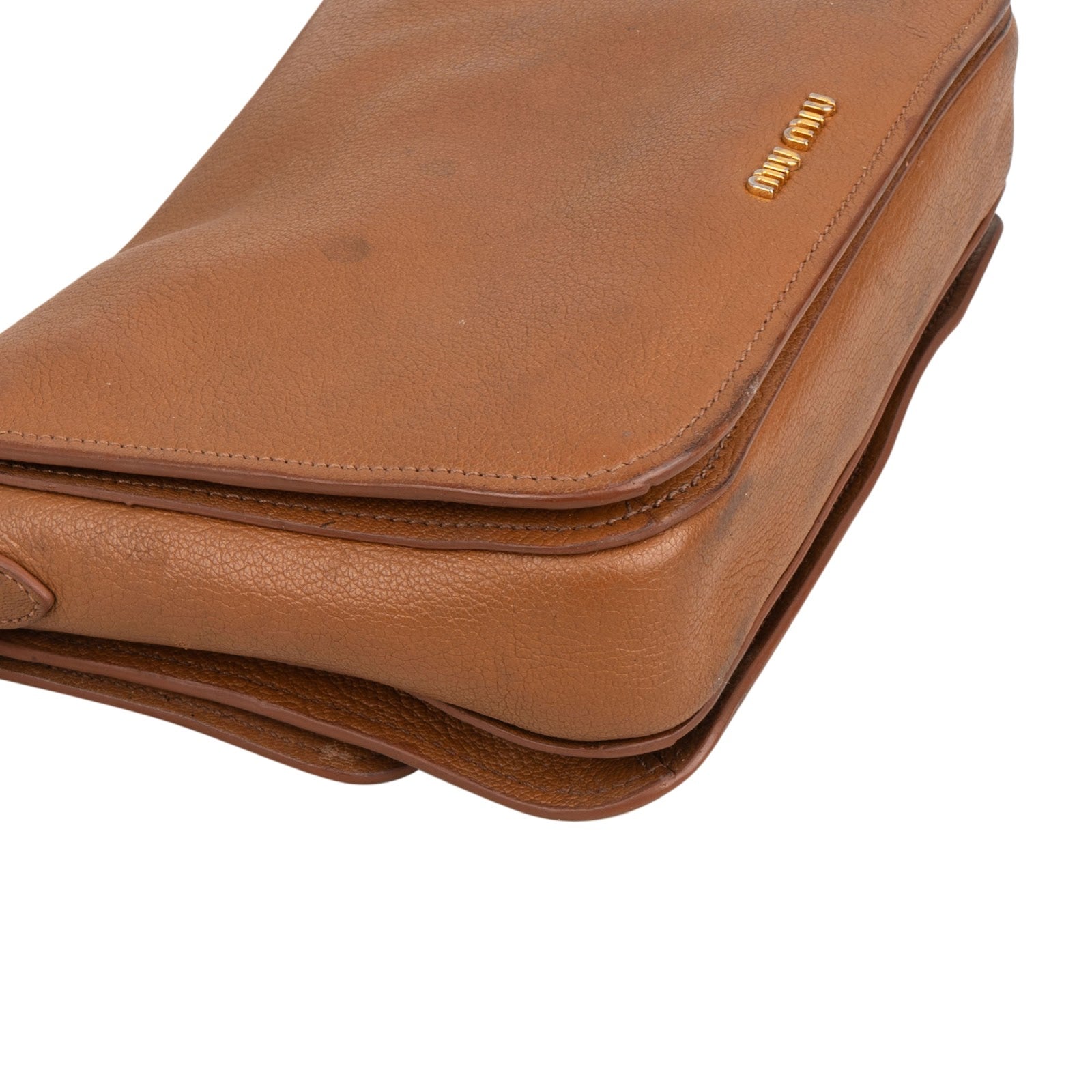 Miu Miu - Schoudertas met studs en strik