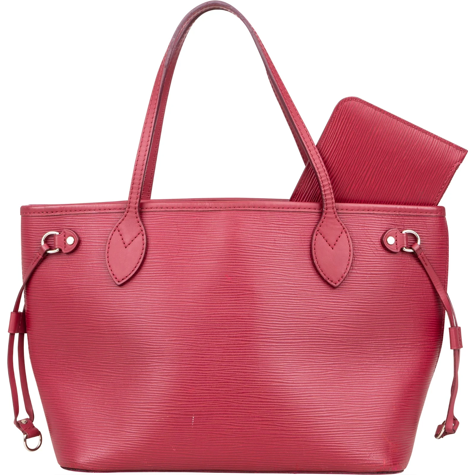 Louis Vuitton Fuchsia Epi Leather Neverfull PM Shopper