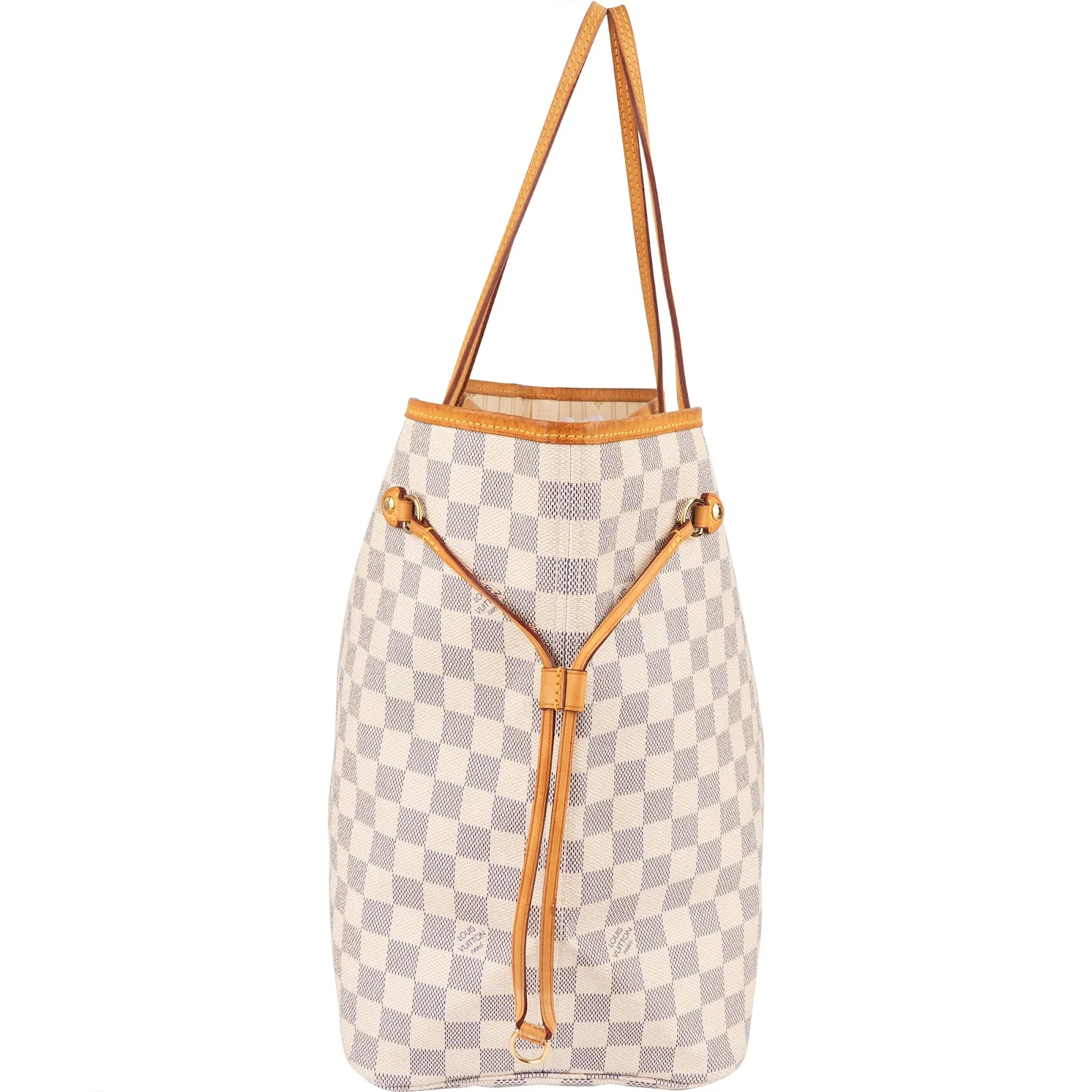 Louis Vuitton Monogram Damier Azur Canvas Neverfull GM Shoulder Bag