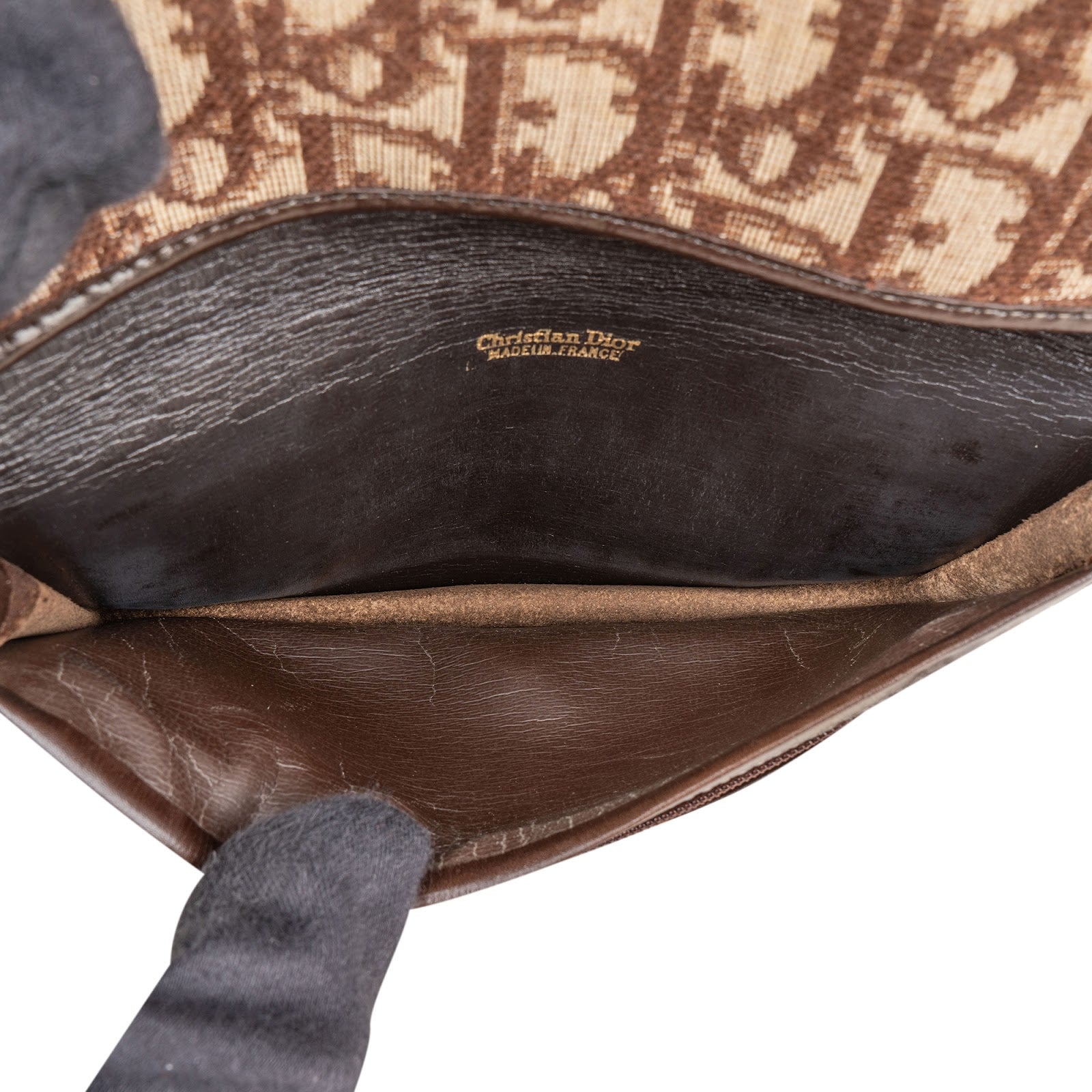 Christian Dior Monogram Trotter Canvas CD Flap Wallet