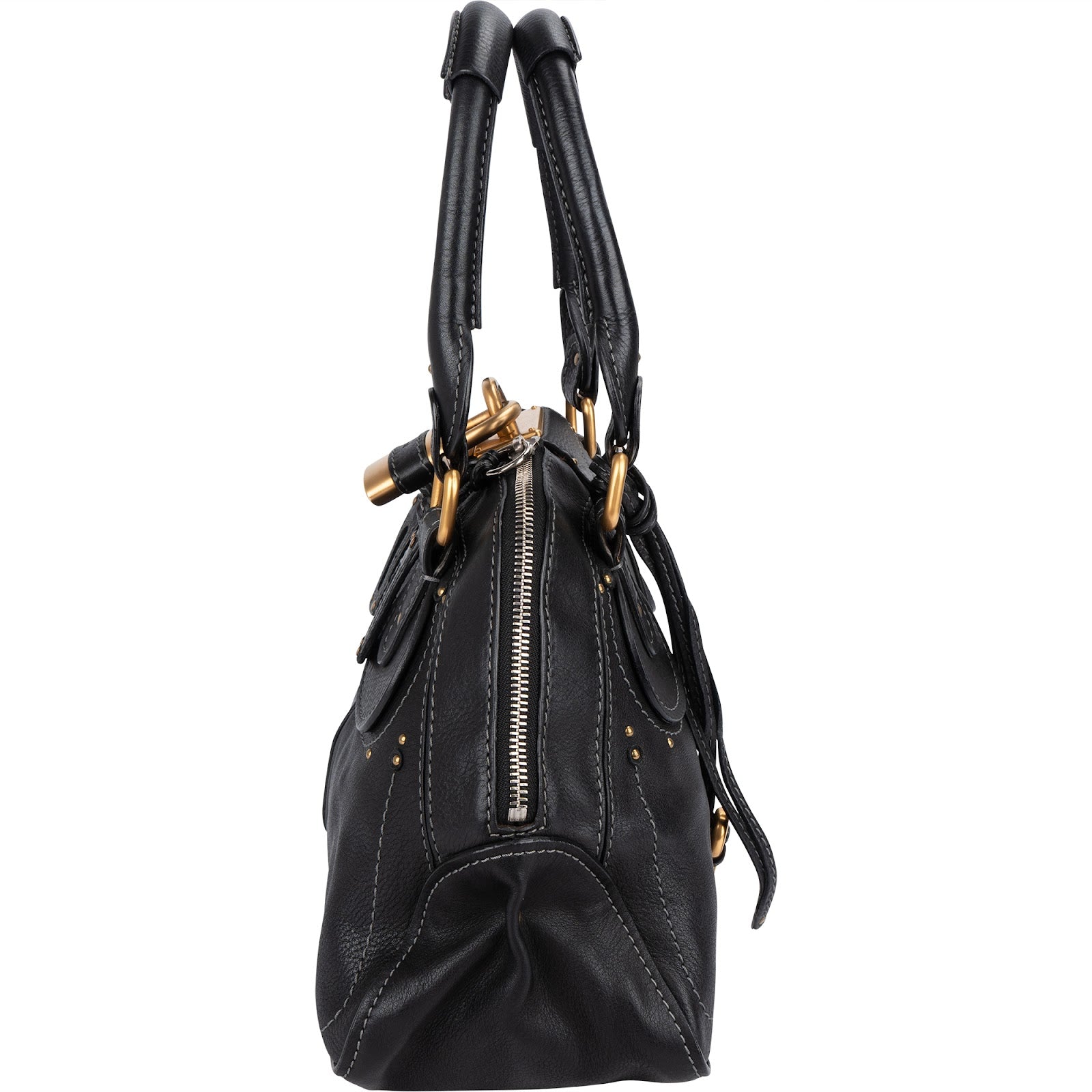 Chloé Leather Paddington Bowling Handbag