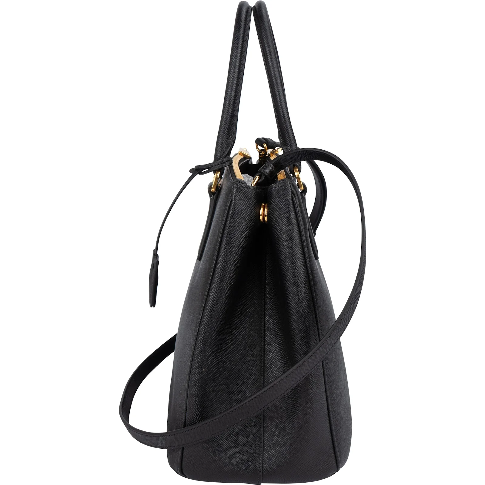 Prada Back Saffiano Leather Galleria Handbag