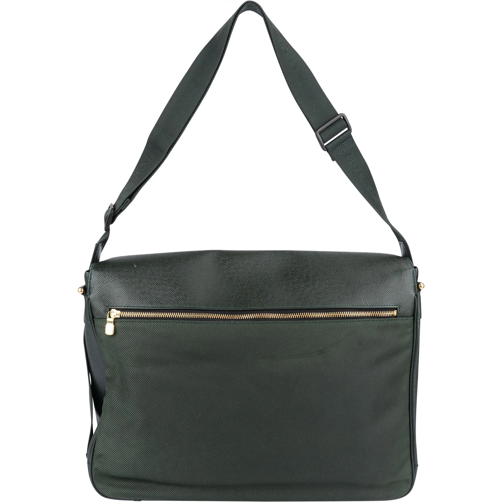 Louis Vuitton Green Taiga Leather Dersou Messenger Crossbody Bag