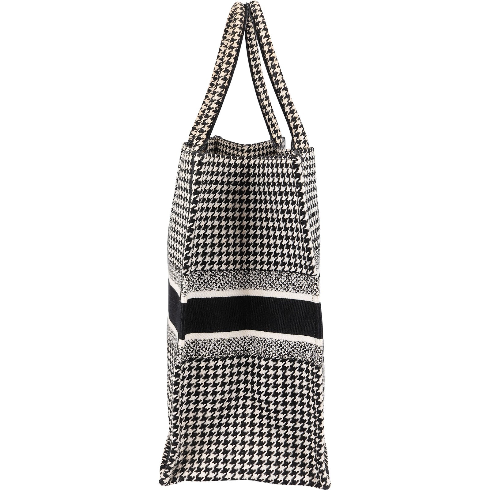 Christian Dior - Houndstooth Book Tote Handbag