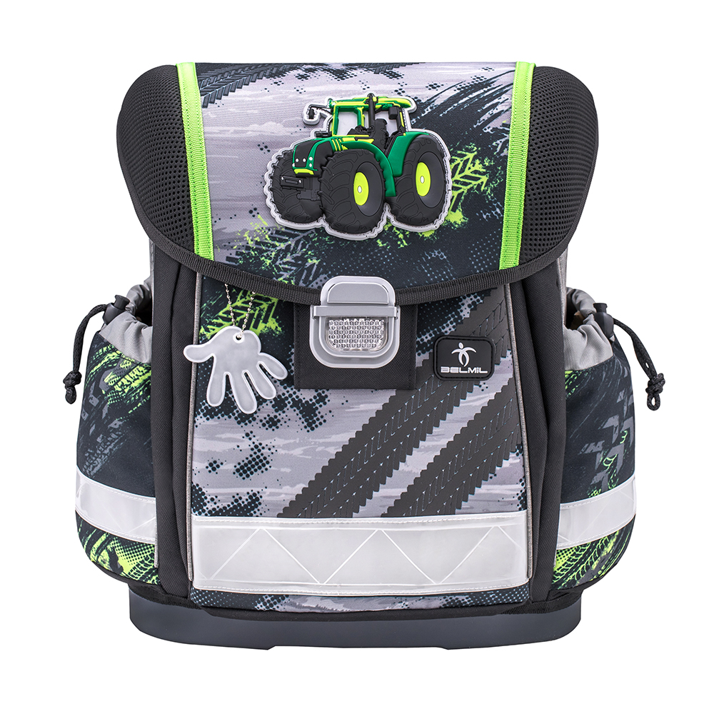 Classy Schulranzen-Set 4-teilig - Green Tractor