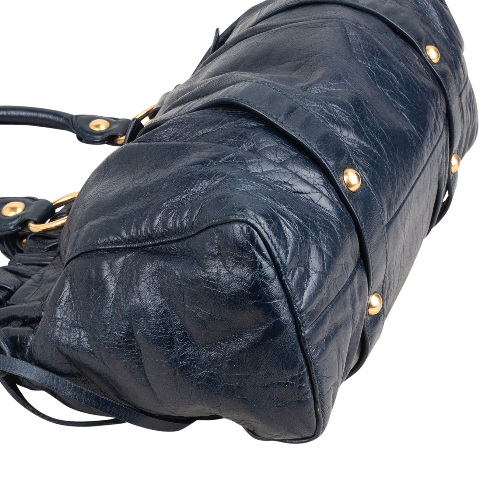 Miu Miu – Vitello Lux Drawstring Satchel Crossbody Bag