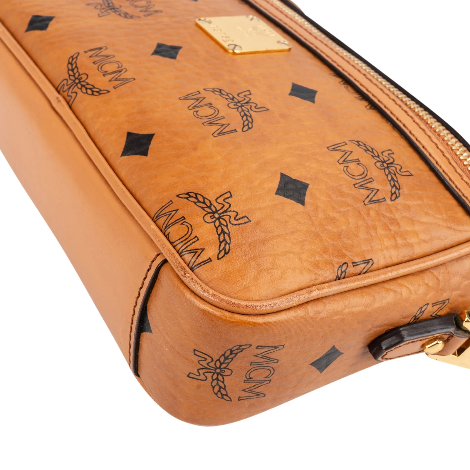 MCM Monogram Visetos Camera Crossbody Bag
