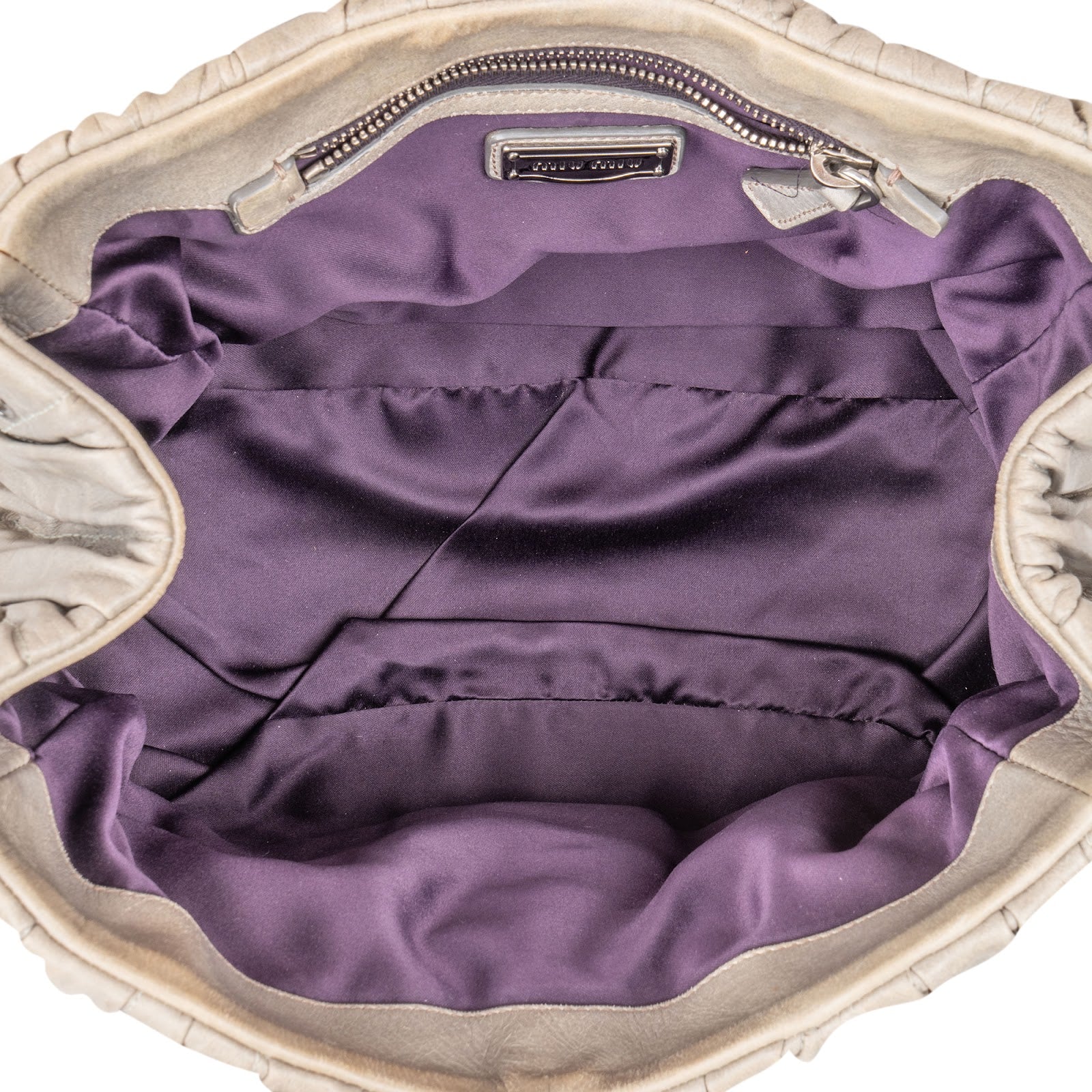 Miu Miu Vitello Lux Coffer Hobo Handbag