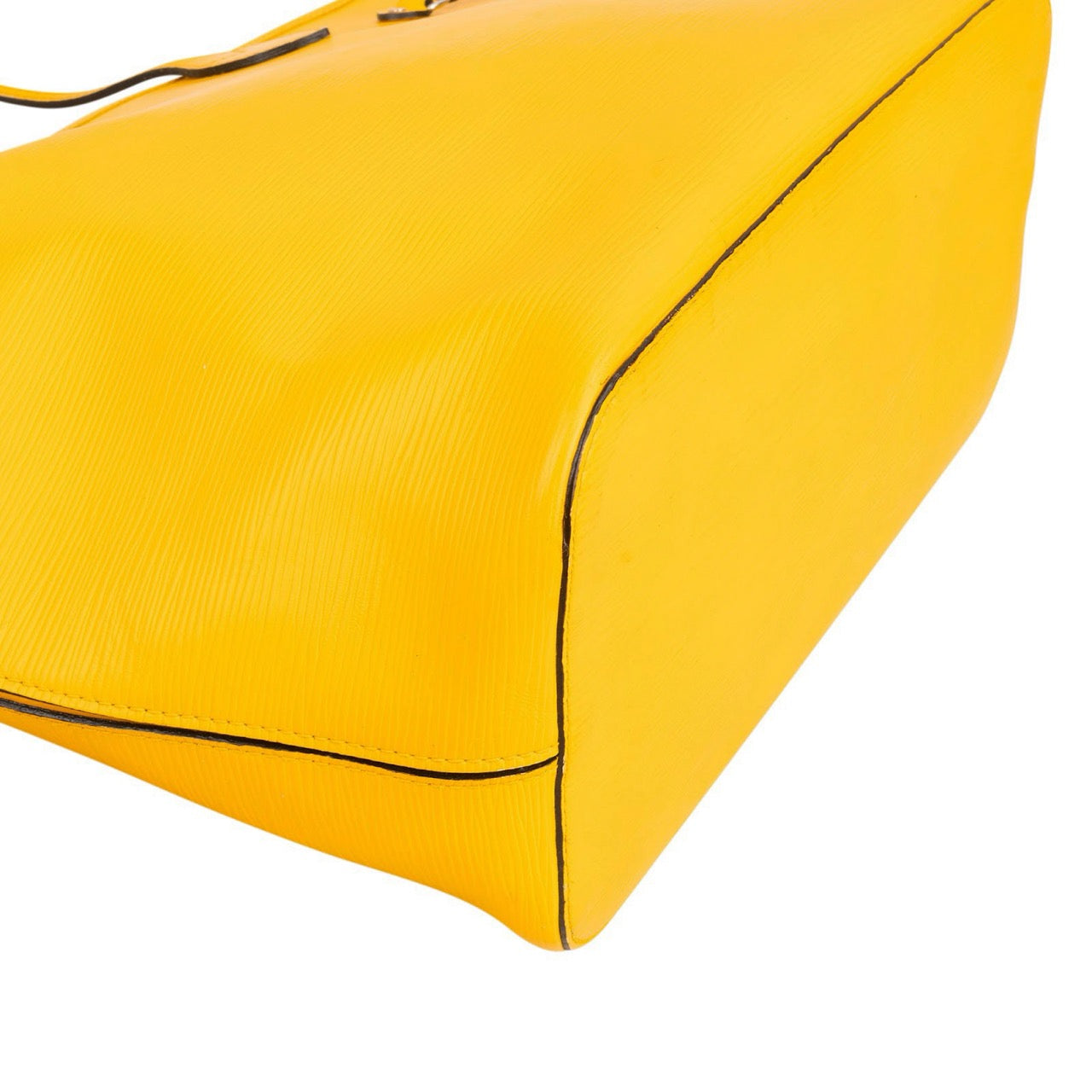 Sac Neverfull MM Shopper Louis Vuitton en cuir Epi jaune