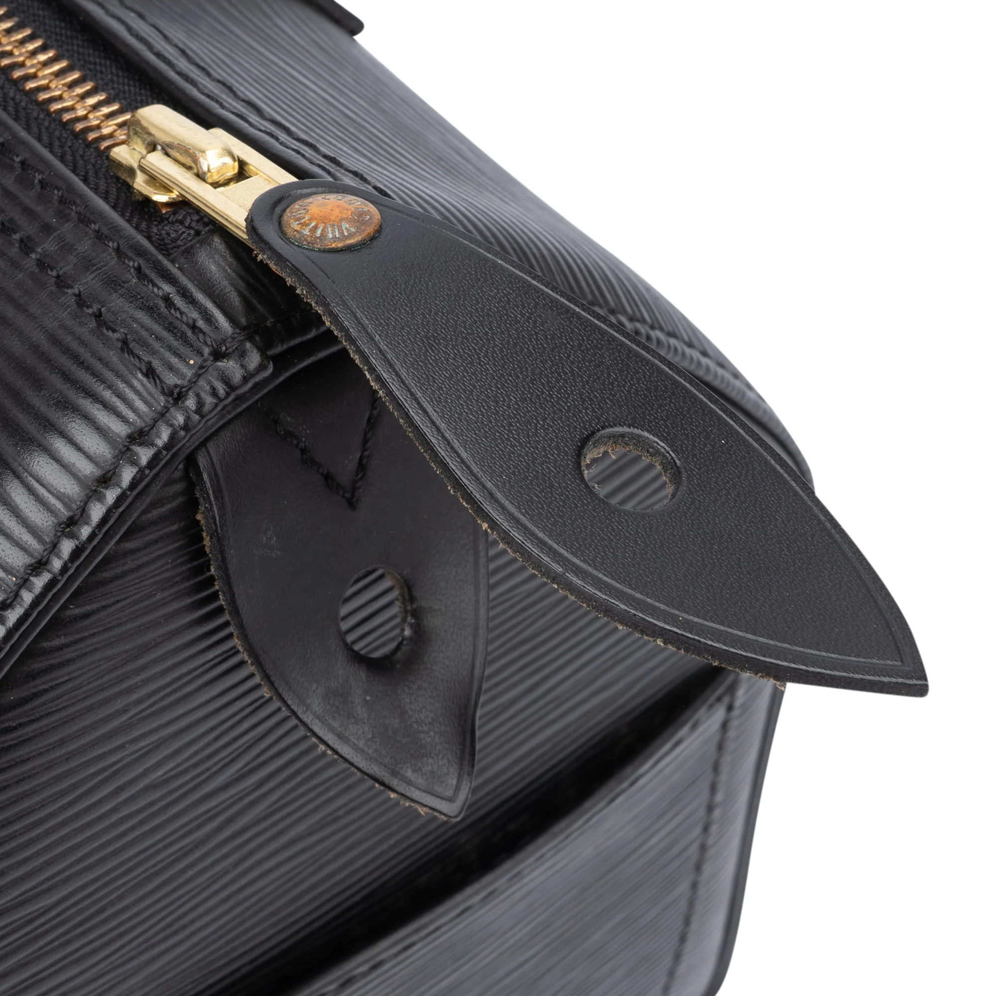 Louis Vuitton Noir Epi Leather Speedy 25 Handbag