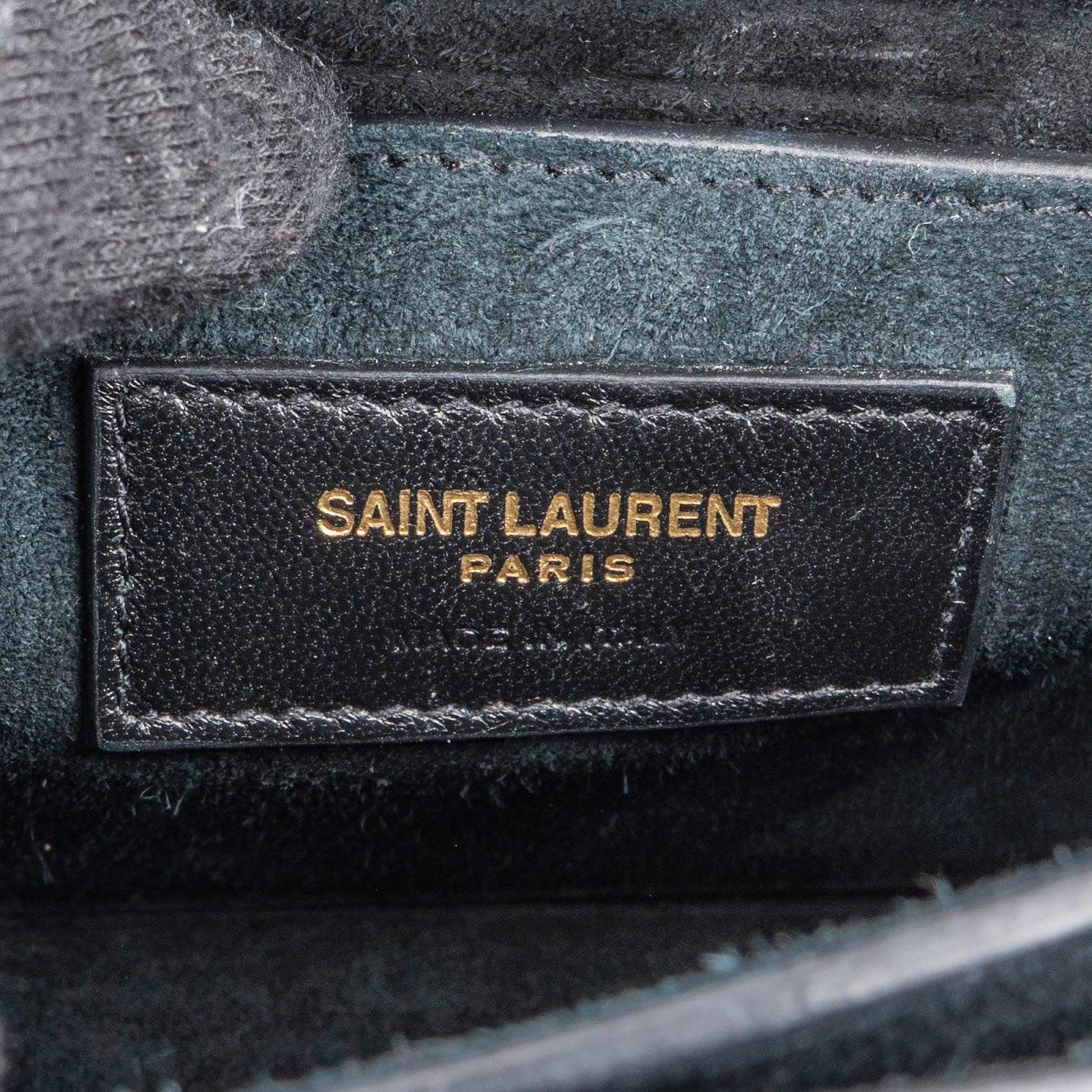 Saint Laurent Black Leather Sunset Medium Crossbody Bag