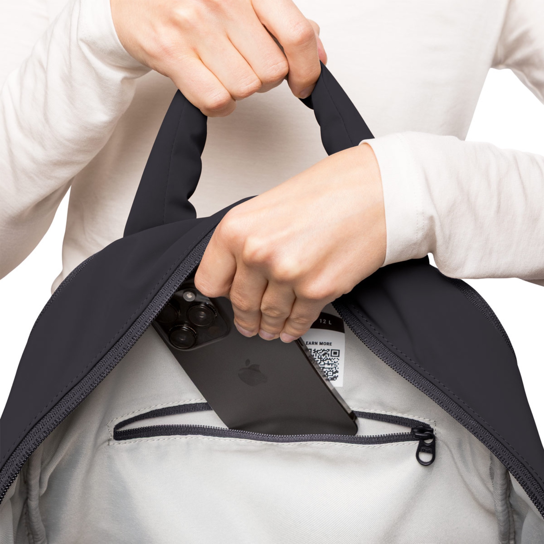 Posuto Puffy Backpack Moss - Black
