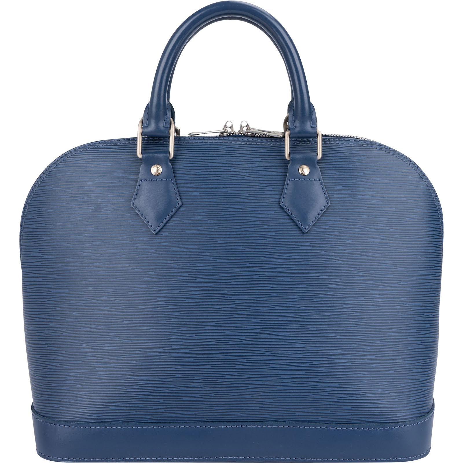 Louis Vuitton Blue Epi Leather Alma PM Handbag