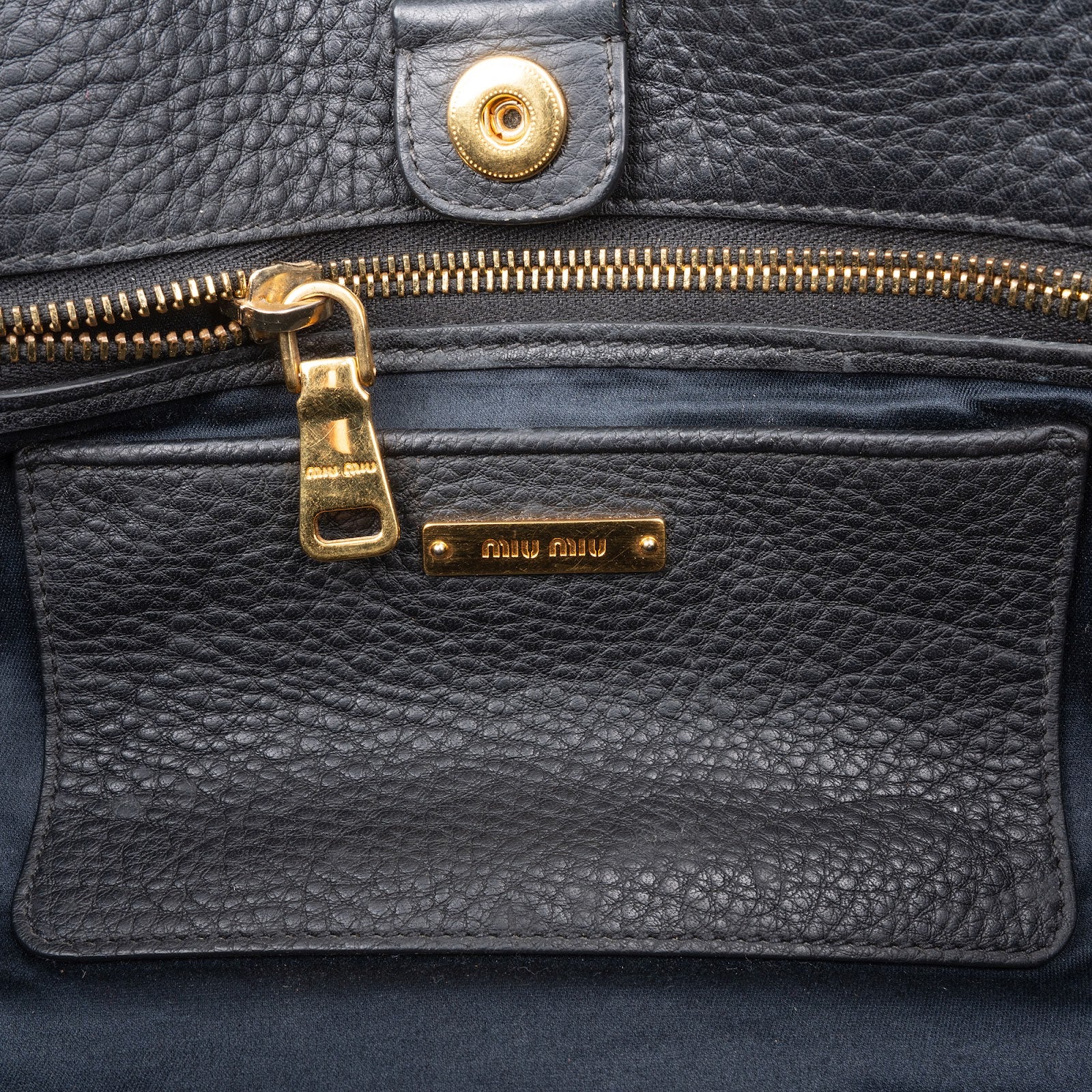 Miu Miu Vitello Daino Leather Small Handbag