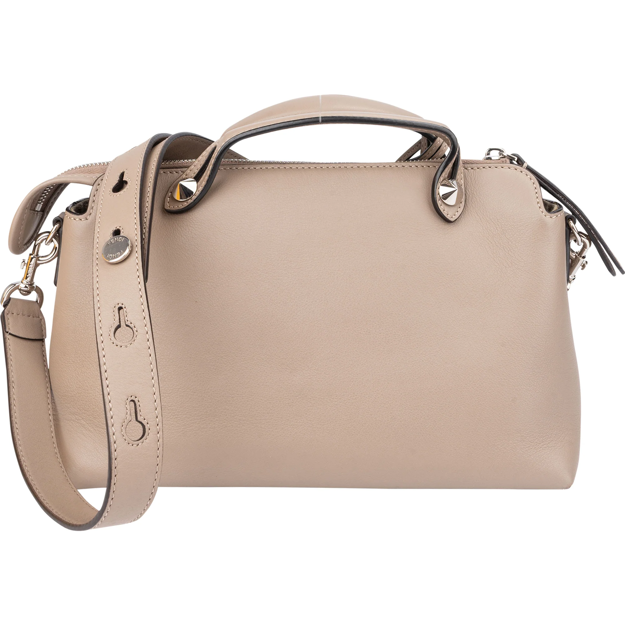 Fendi Taupe Leather By The Way Handbag