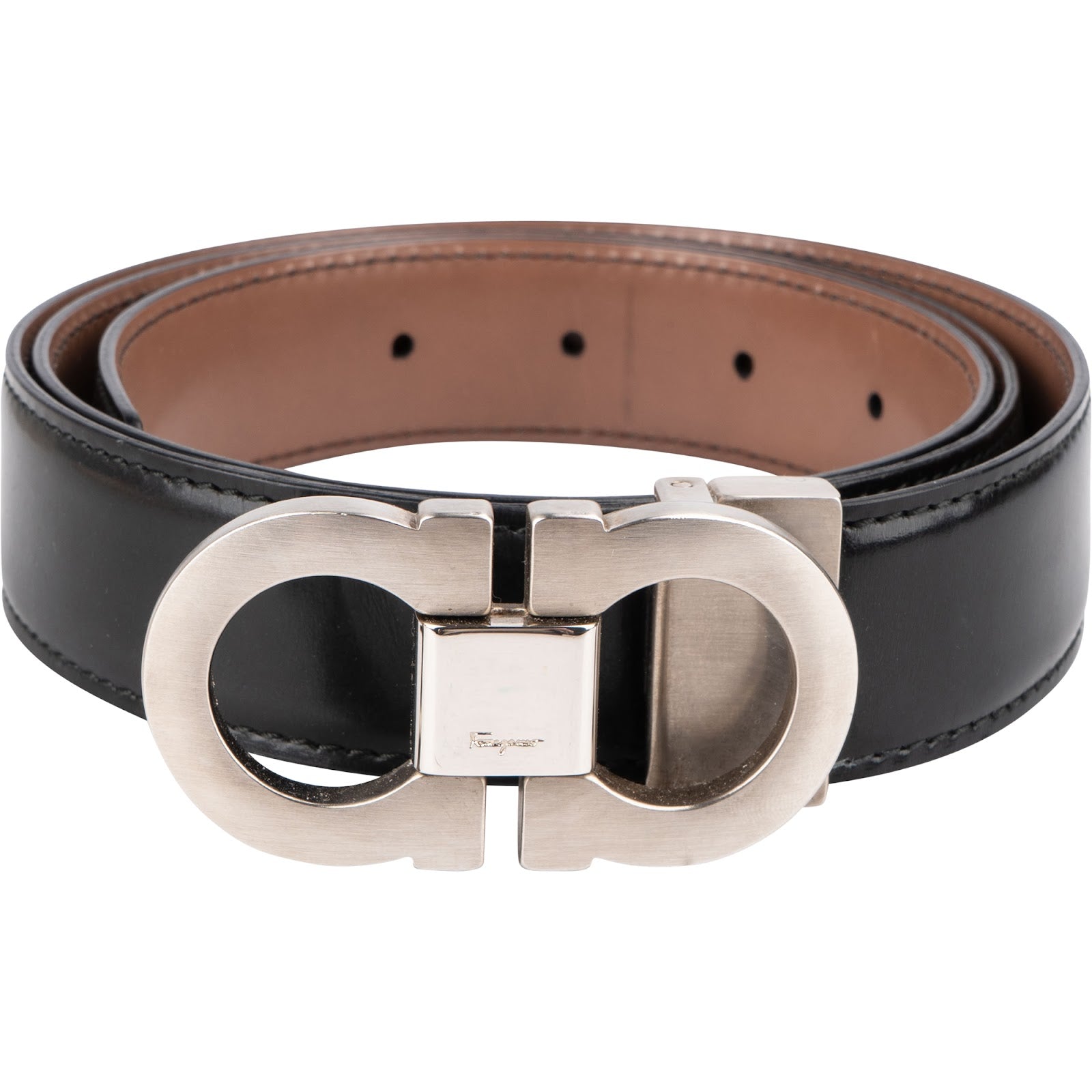 Salvatore Ferragamo -  Gancini Buckle Reversible Gürtel