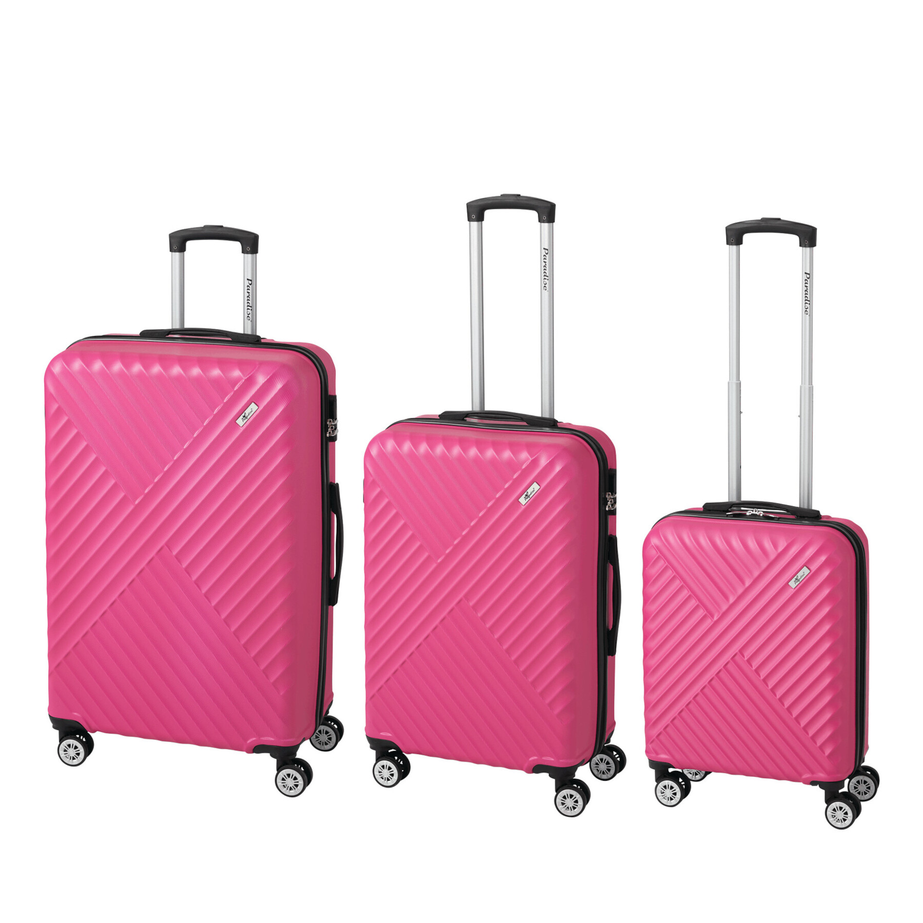 KINGSTON 3-tlg. Kofferset - pink