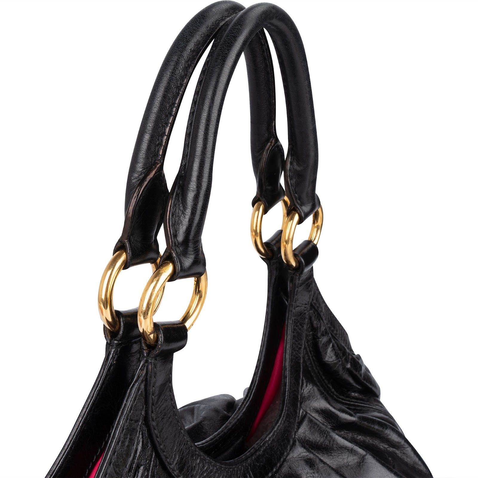Torebka na ramię Miu Miu Vitello Lux Hobo