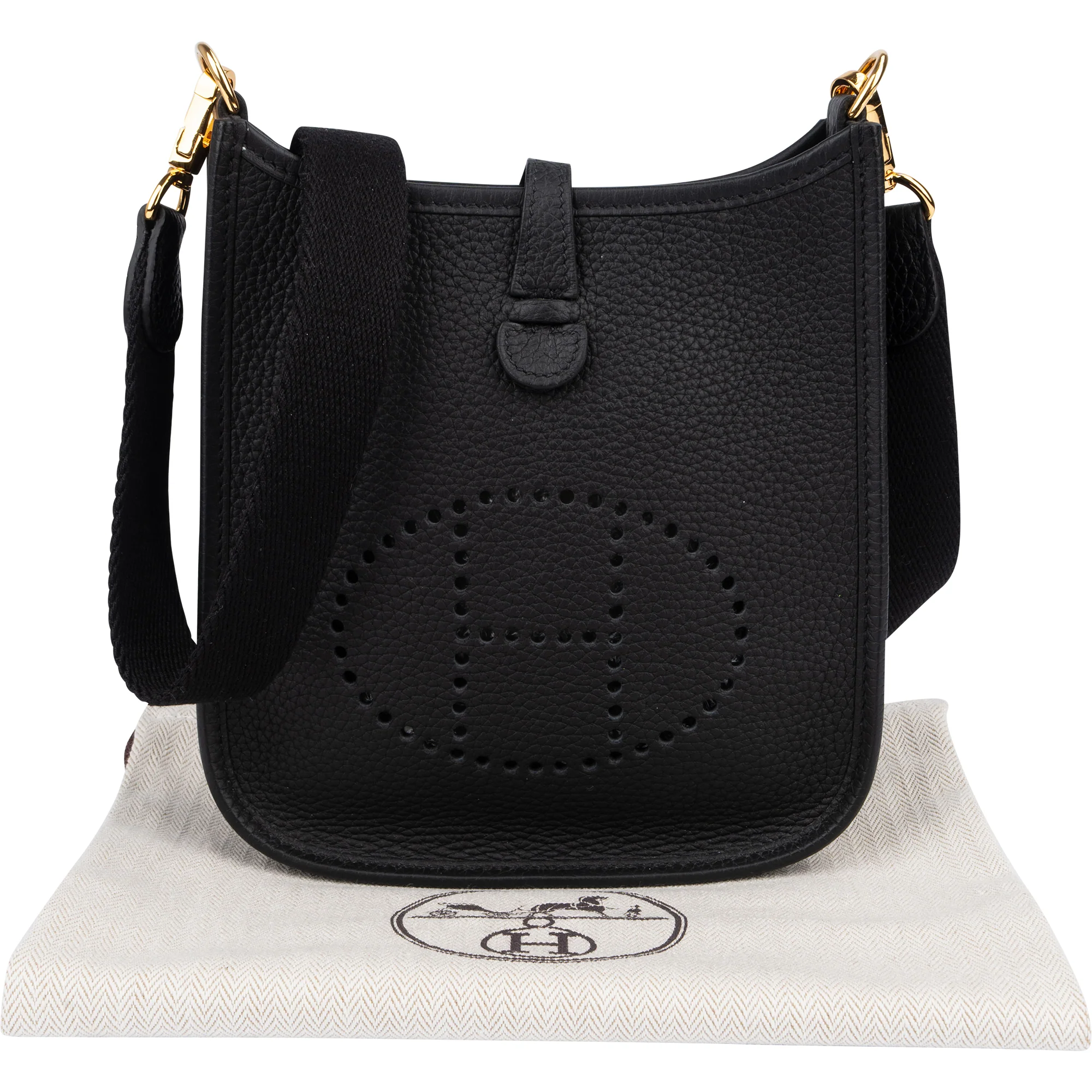 Hermès Clemence Leather Evelyne 16 Crossbody Bag