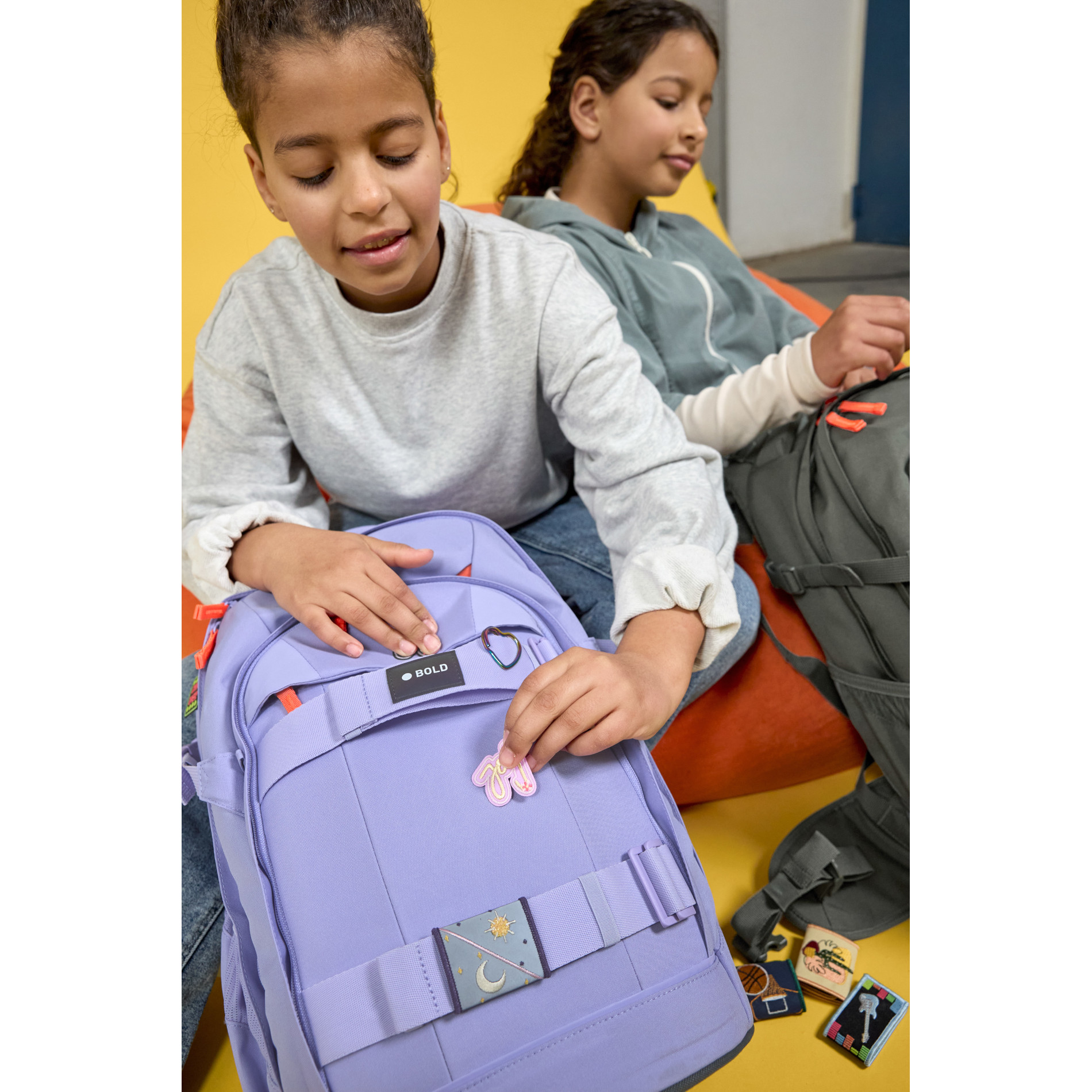 School Backpack Origin Bold - Lavender