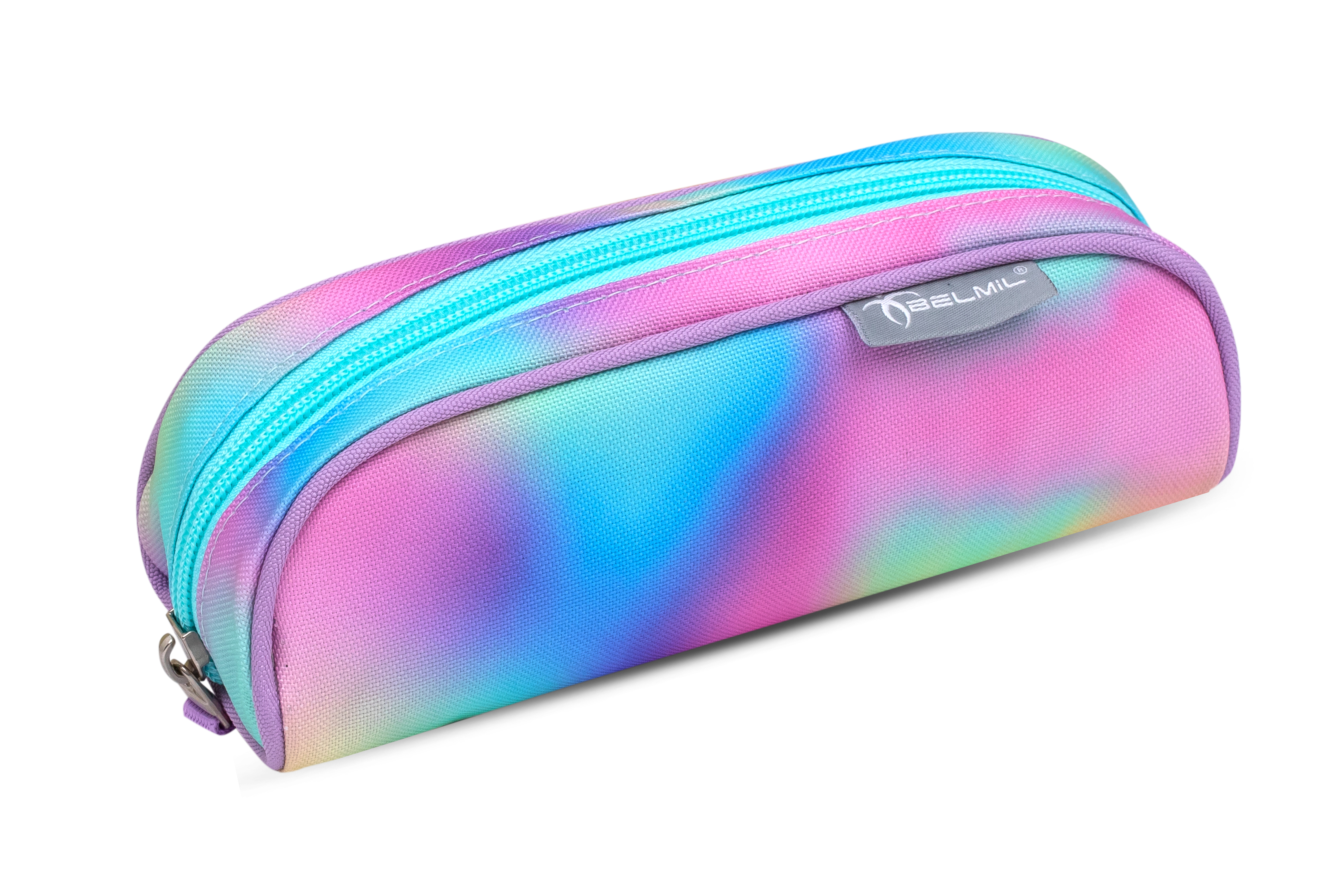 Motion Schulranzen Set 5-teilig mit 6 Patches - Rainbow Color