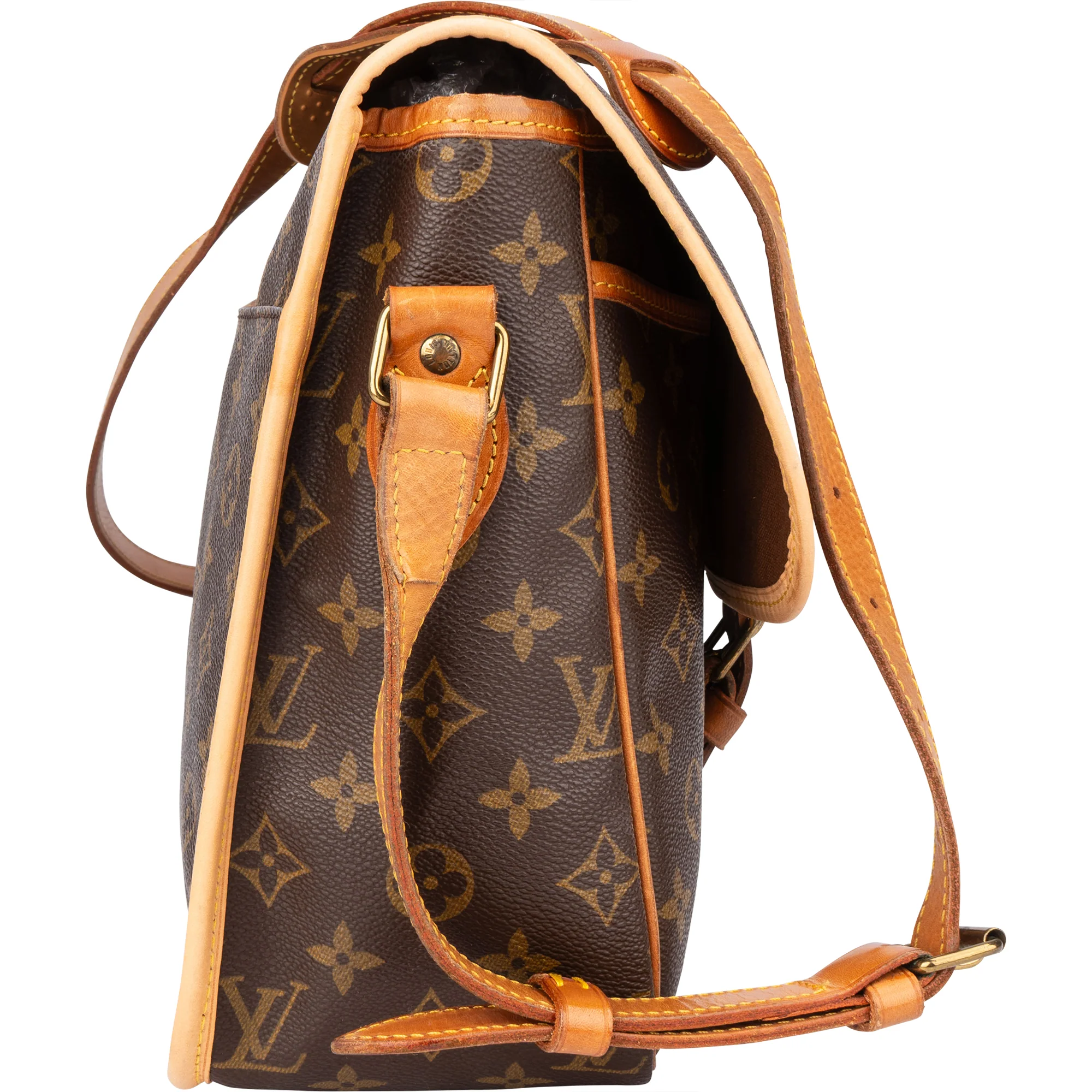 Louis Vuitton Cavas Monogram Gibeciere Crossbody Bag