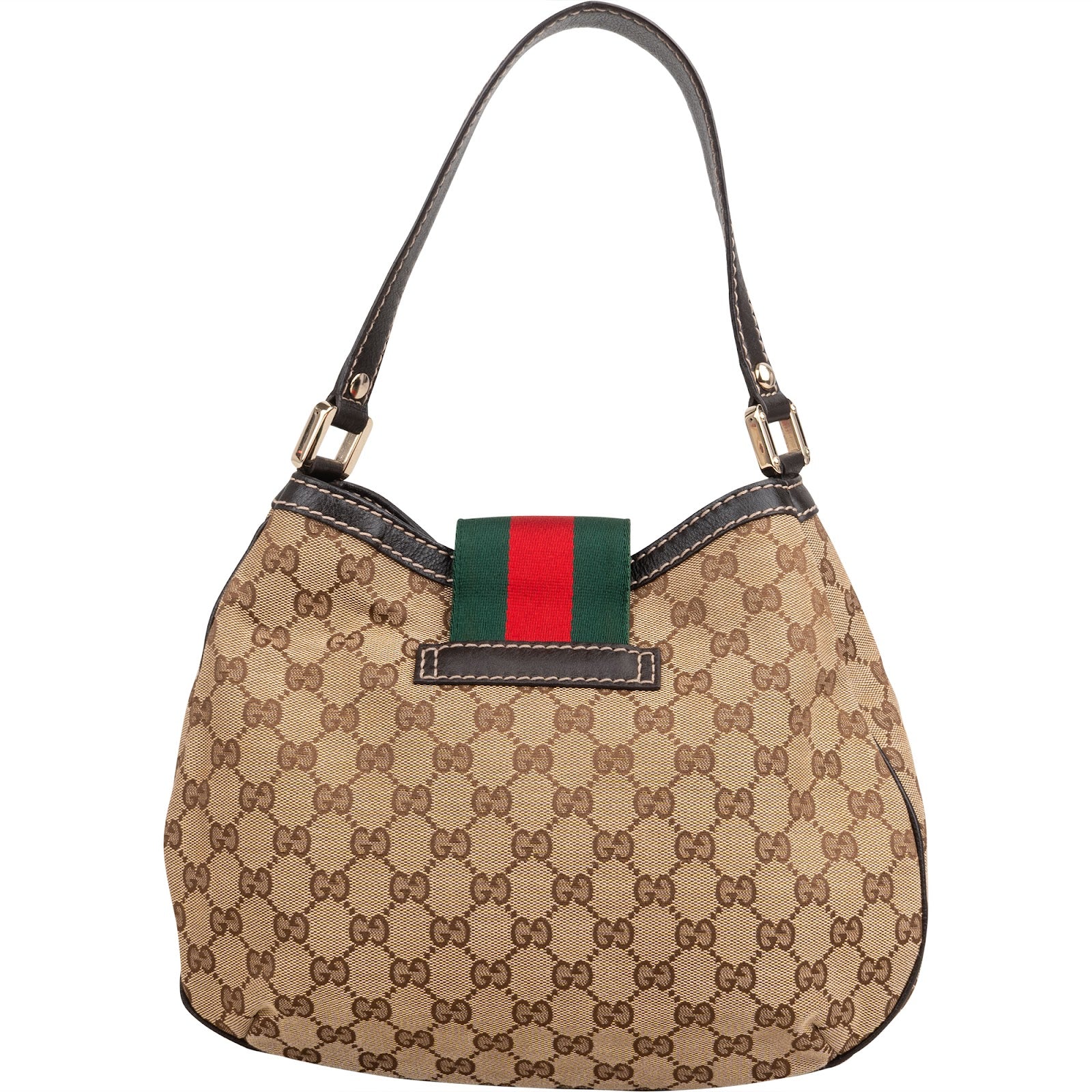 Gucci - GG Web Hobo Shoulder Bag