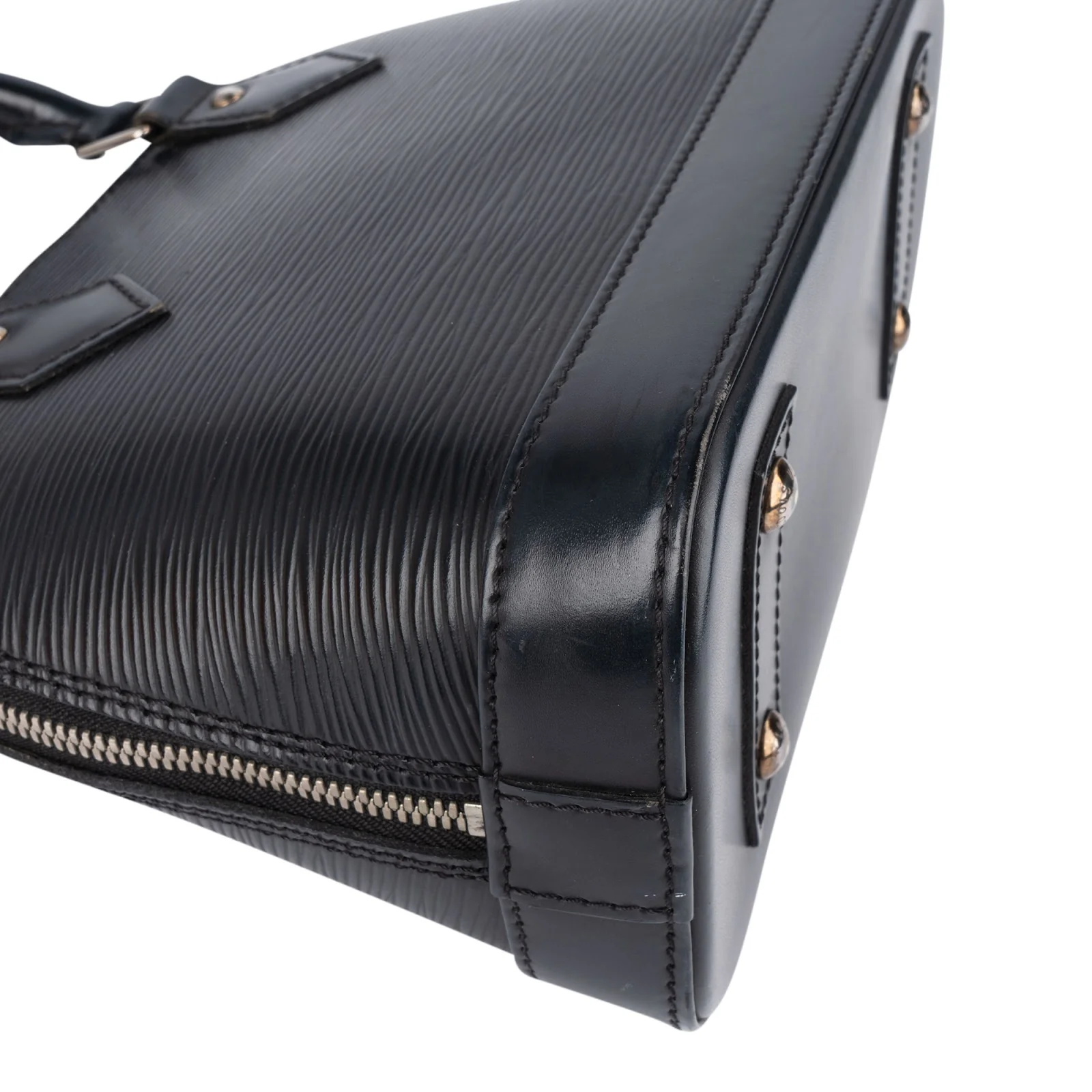 Louis Vuitton Noir Epi Leather Alma BB Handbag