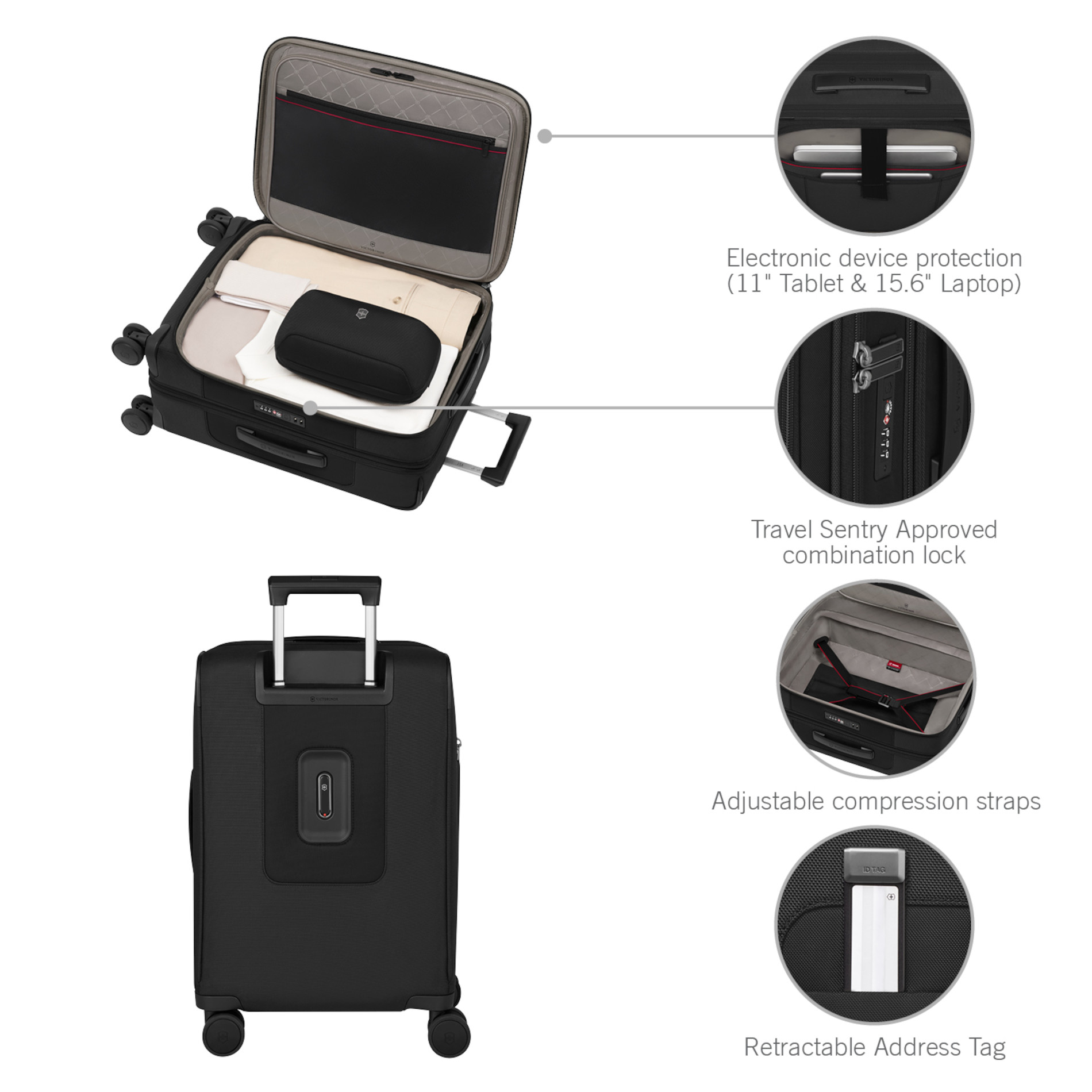 Werks Traveler 7.0 Frequent Flyer Carry-On Business - Black