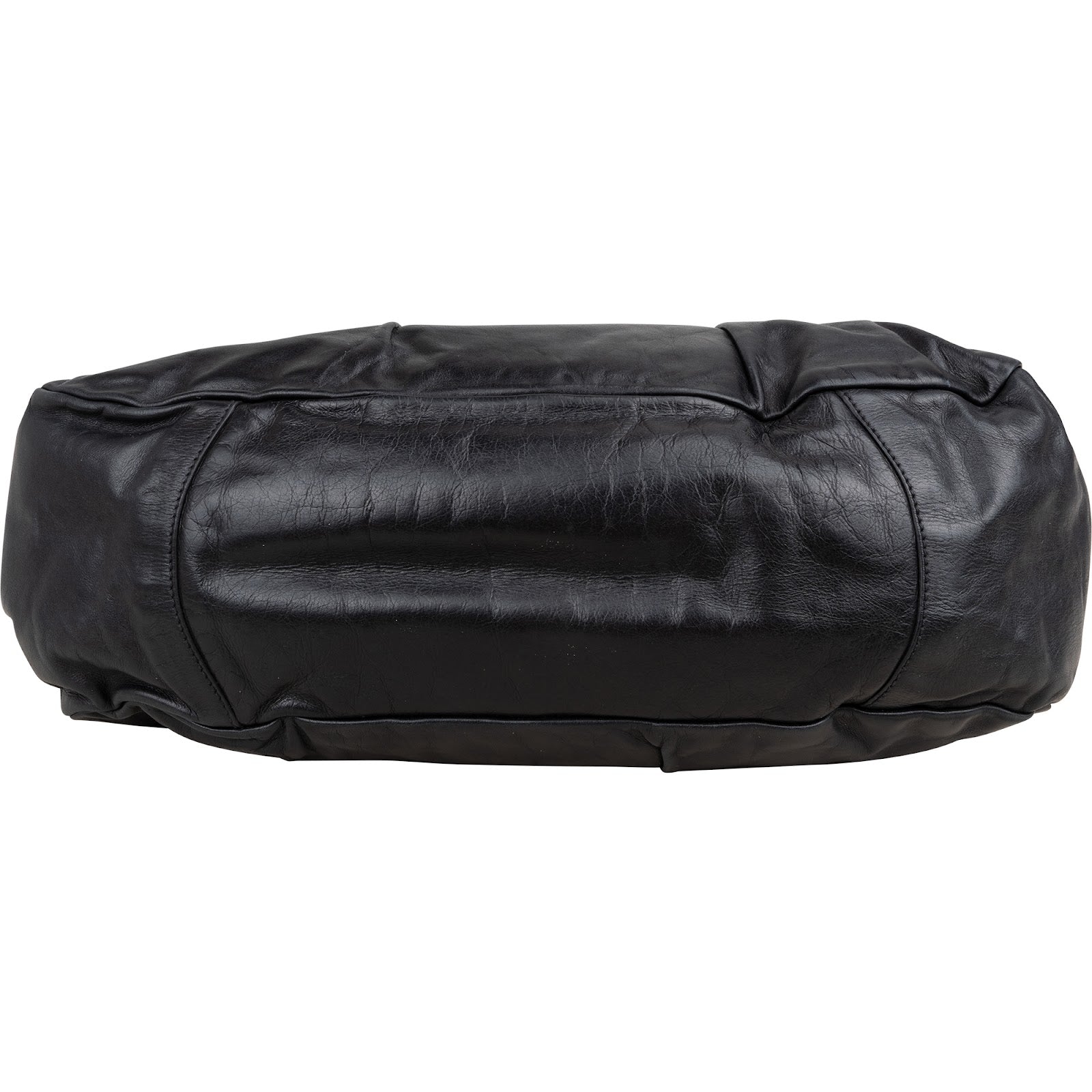 Prada Nappa Leather Gathered Hobo Shoulder Bag