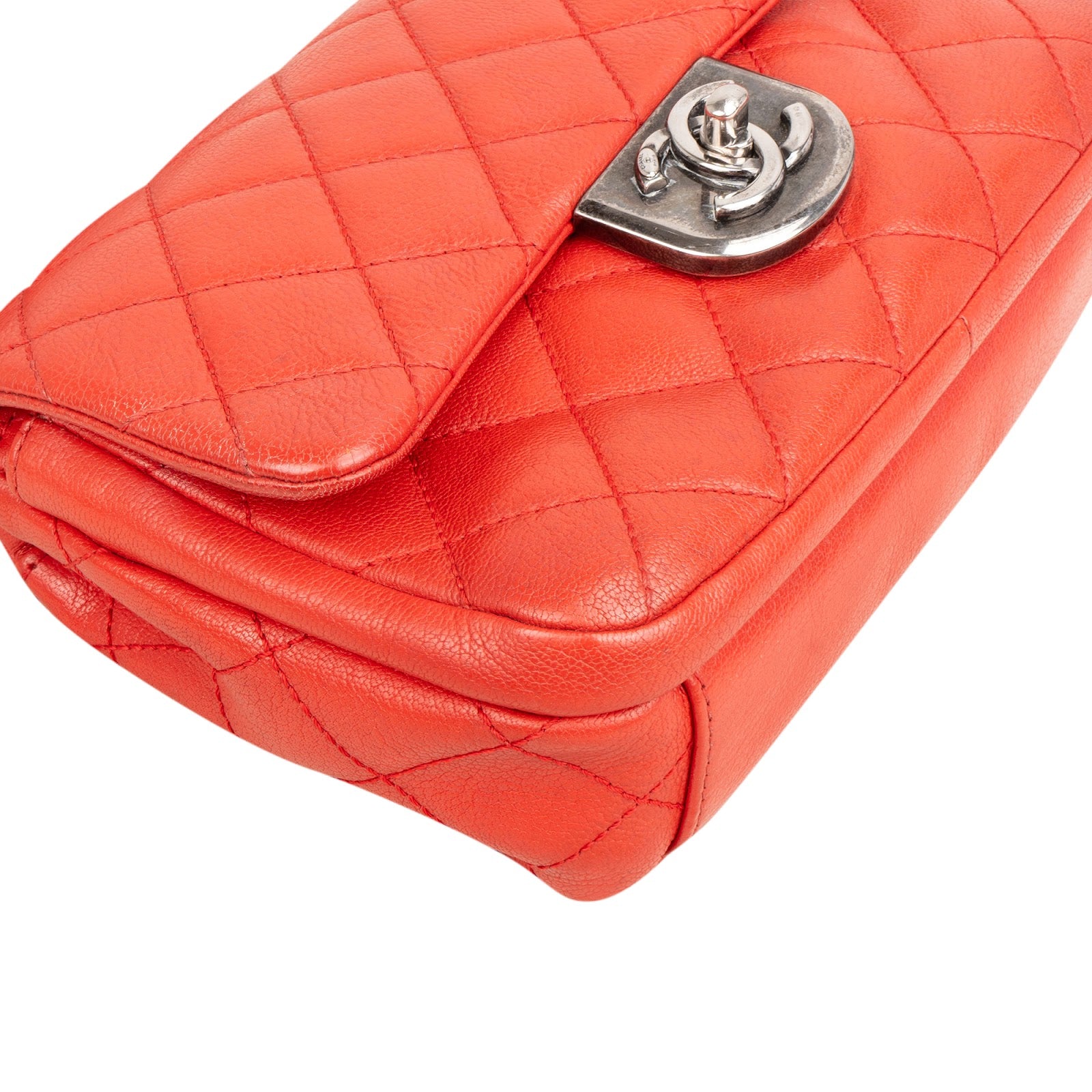 Chanel Quilted Stitched Goatskin Paris Seoul Double Carry Small Single Flap Crossbody Bag