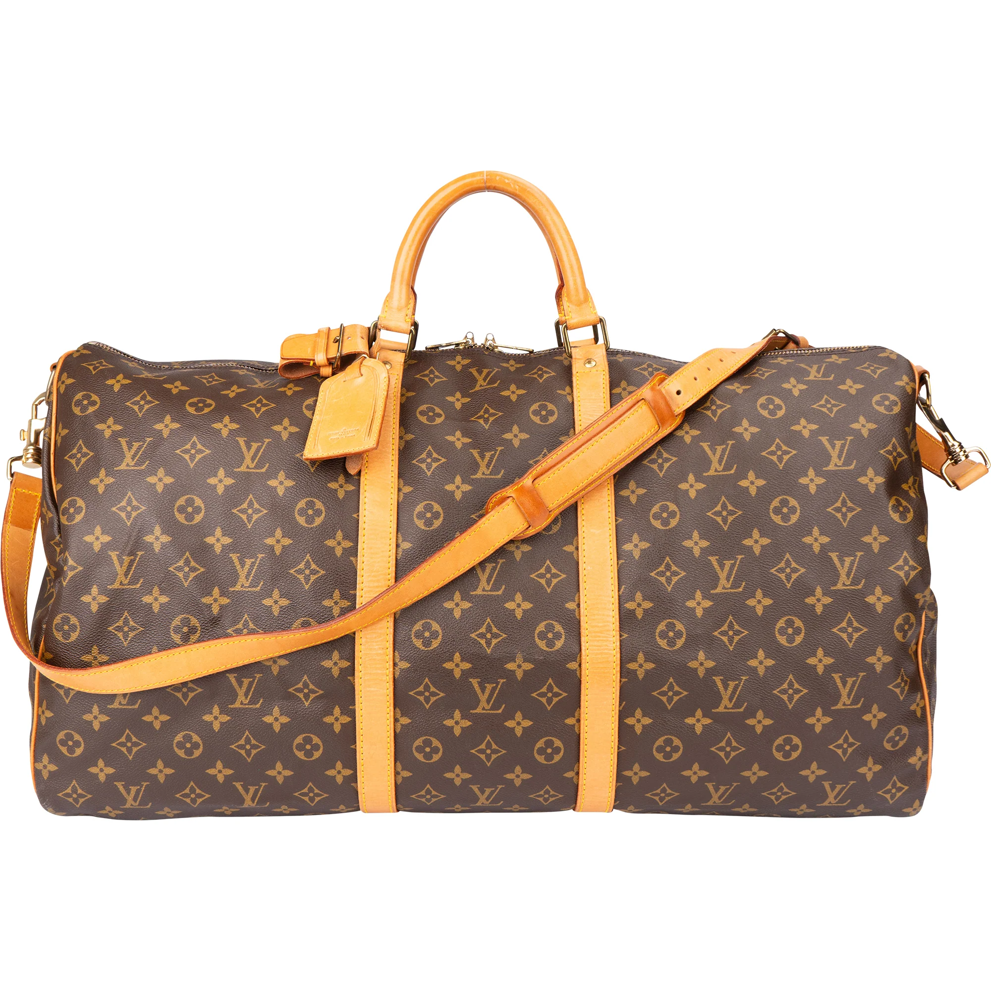 Louis Vuitton Canvas Monogram Keepall 60 Bandouliere