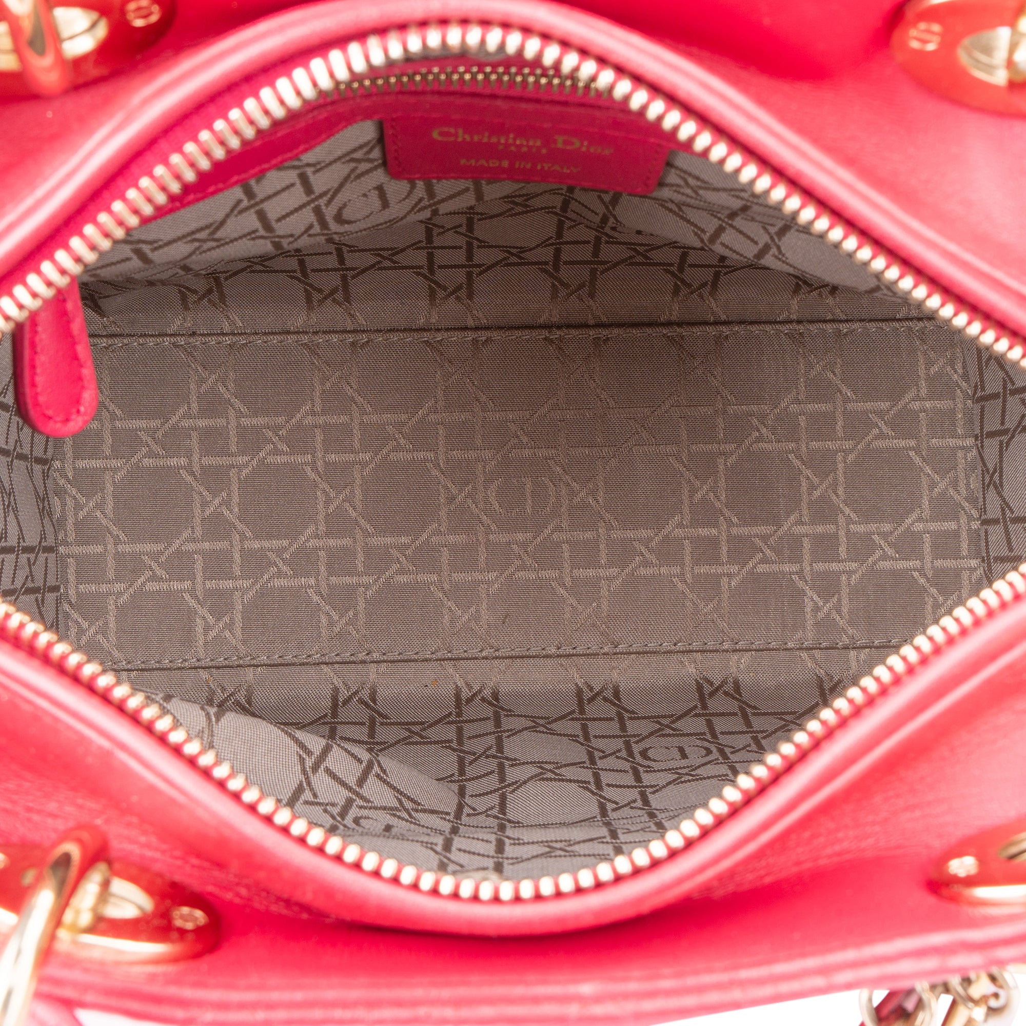 Christian Dior Quilted Leather Lady Dior Handbag