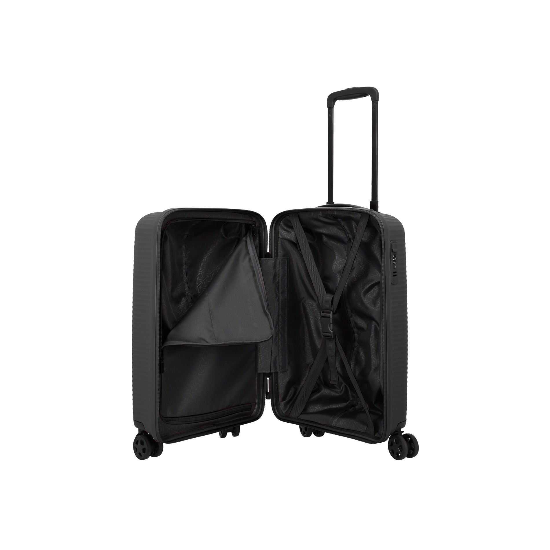 AIR STRIPE Kabinengepäck S Slim (55 cm) - Black