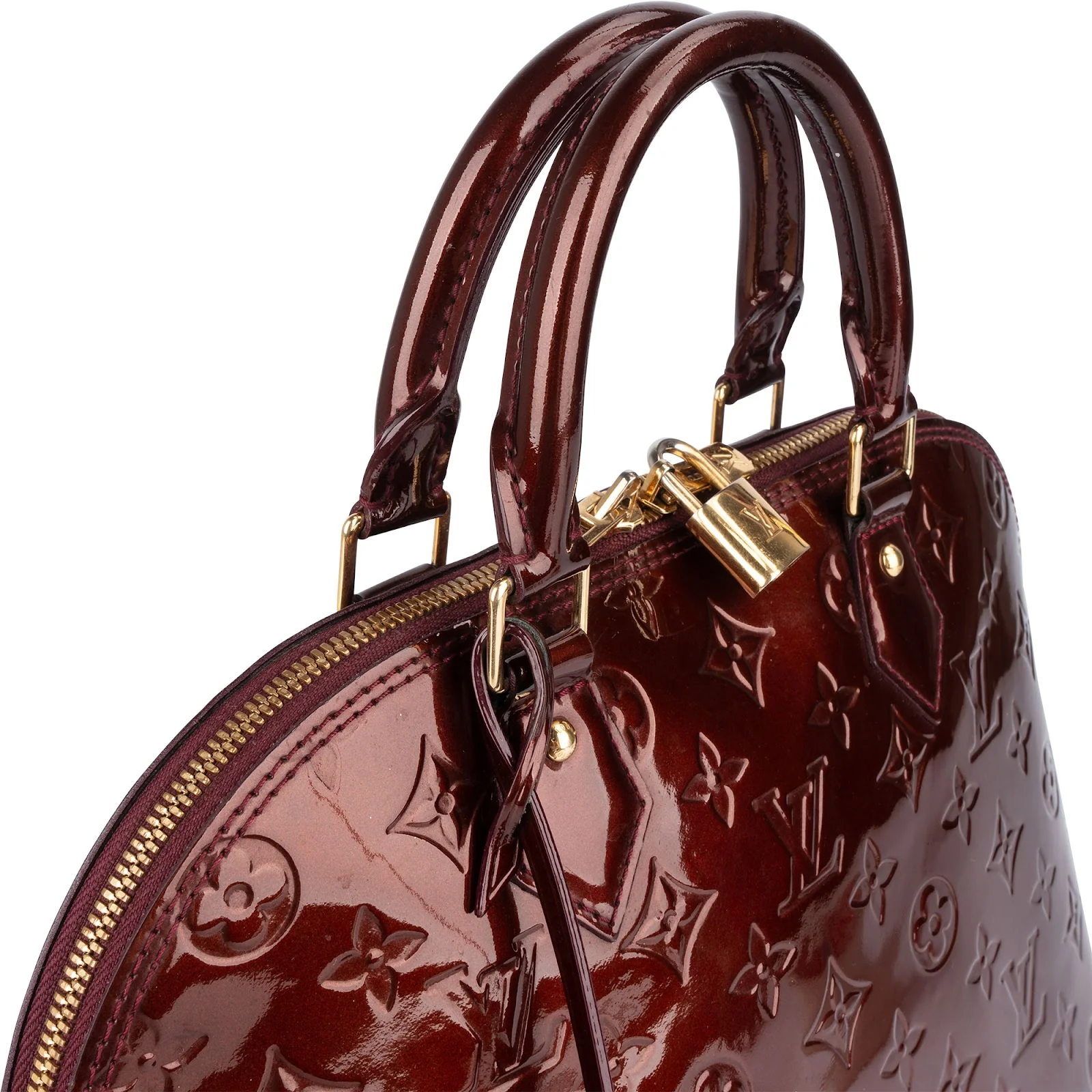 Louis Vuitton Monogram Vernis Leather Alma PM Handbag