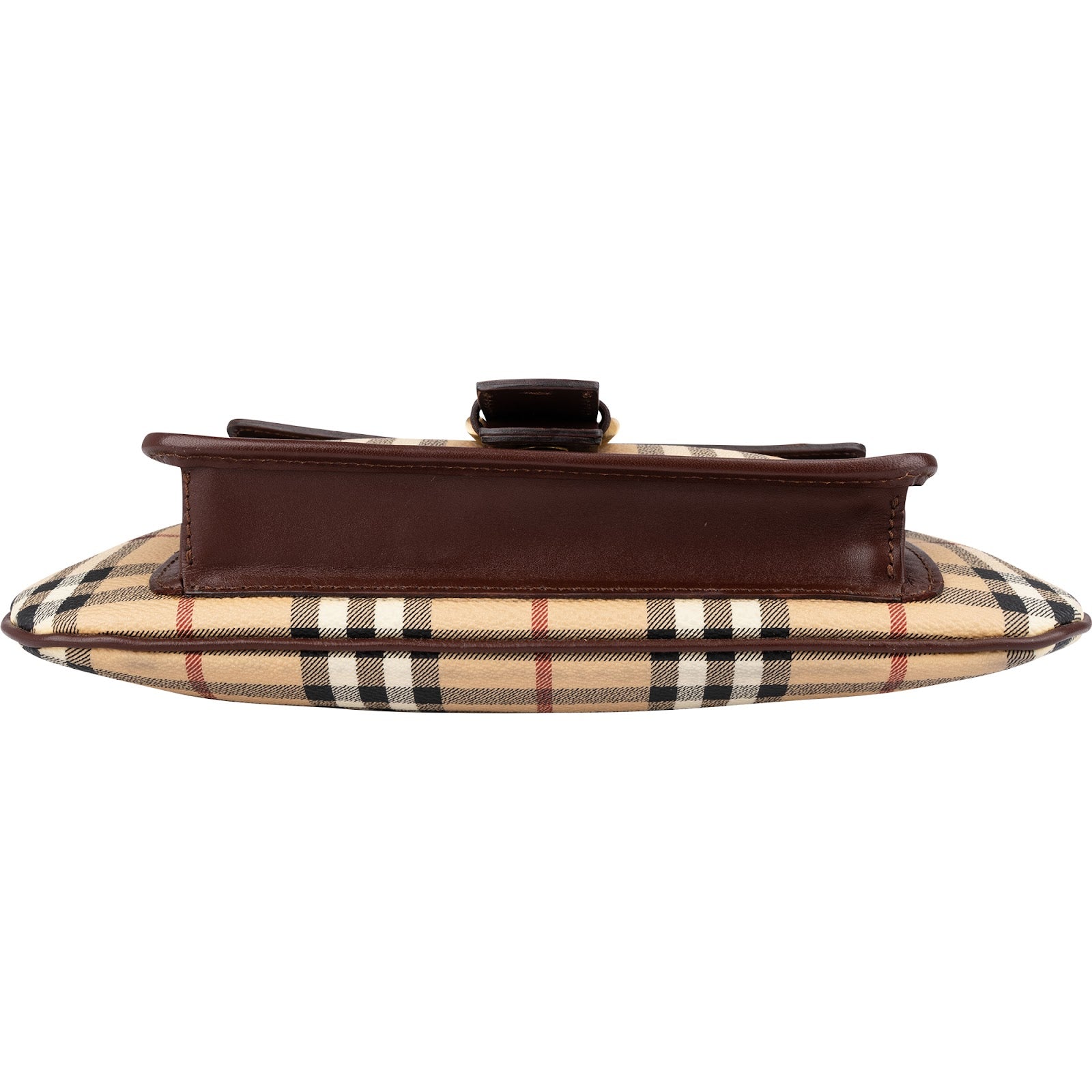 Burberry - Nova-Check Pocket Buckle Small Shoulder Bag