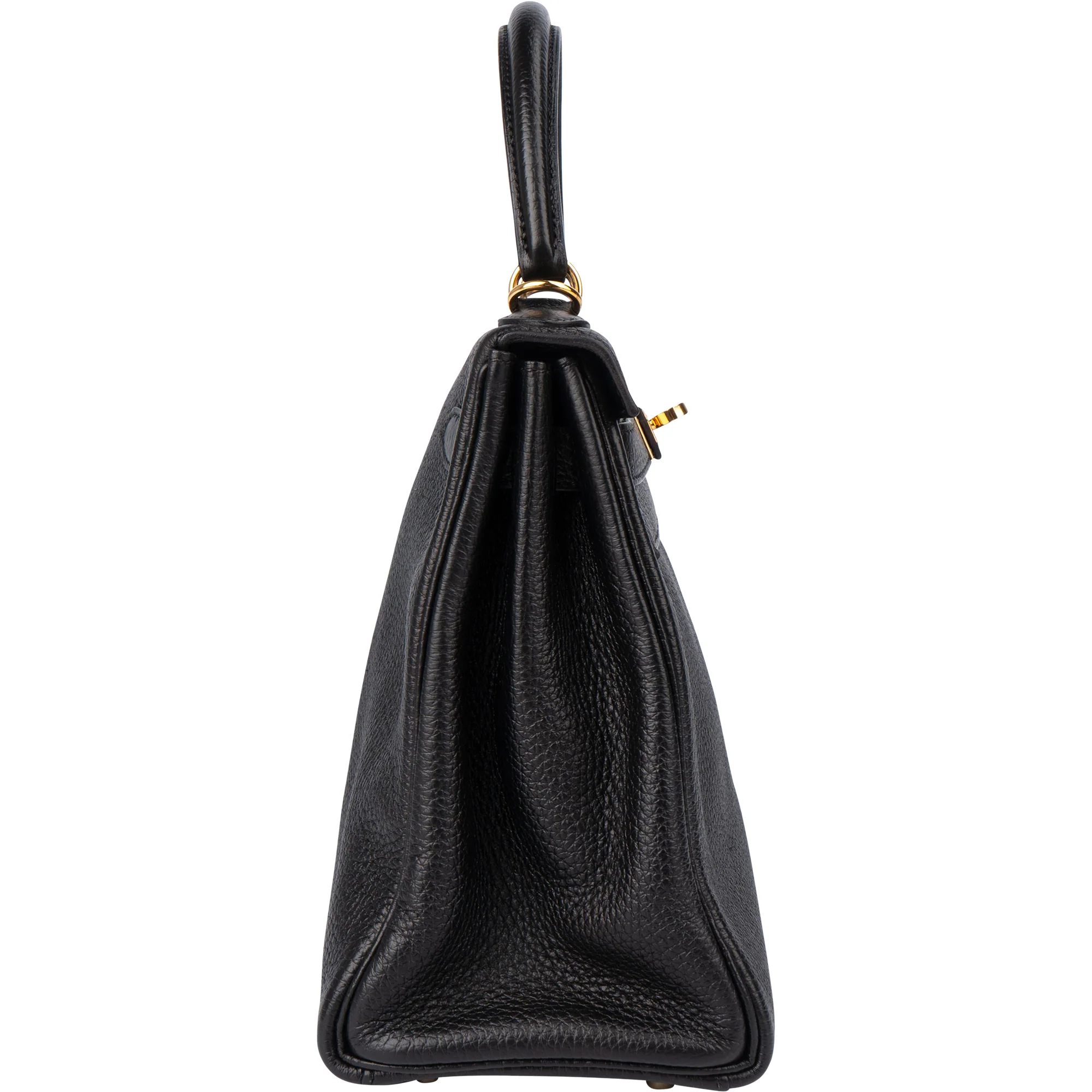 Hermès Noir Togo Leather Kelly 28 Handbag