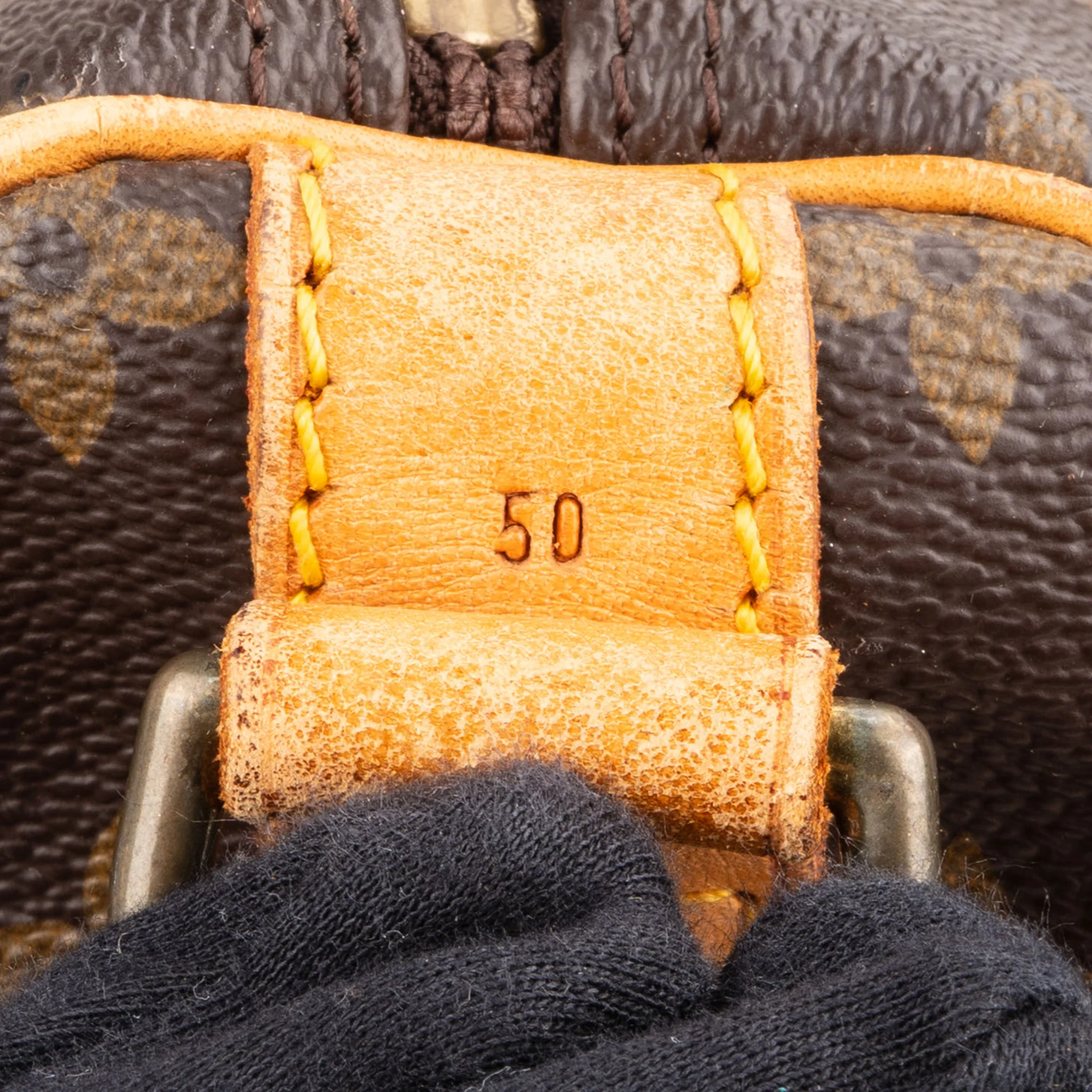 Louis Vuitton Monogram Canvas Keepall 50 Bandoulière Reisetasche