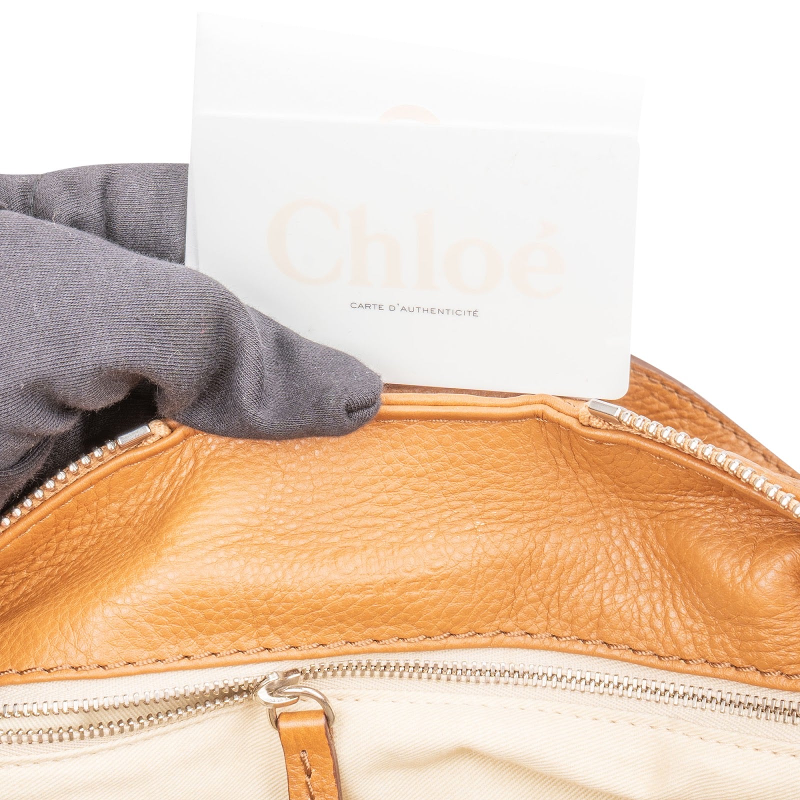 Chloé Grained Leather Small Paddington Shoulder Bag