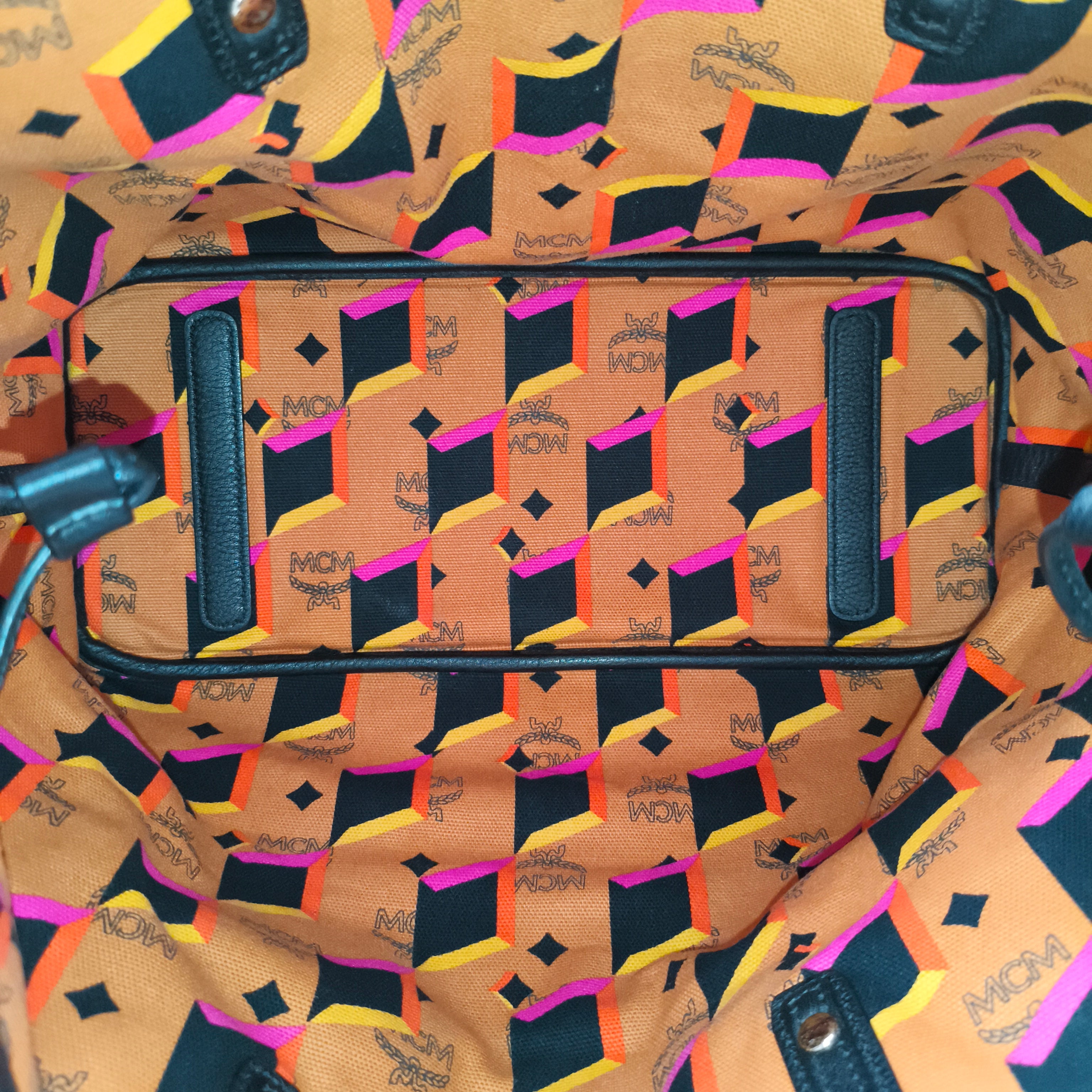MCM Monogram Visetos Liz Reversible Shopper