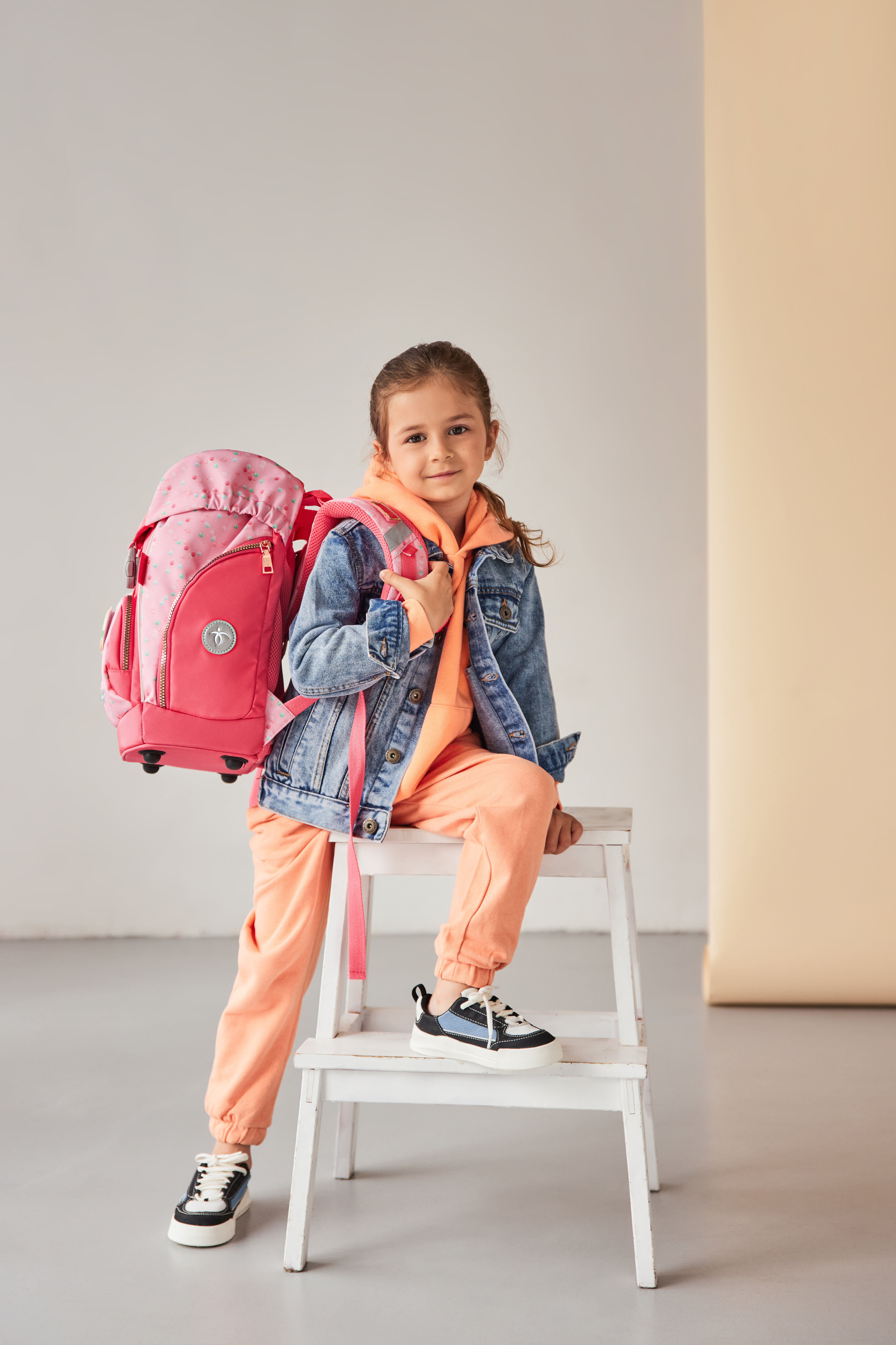 5-częściowy zestaw tornistrów Comfy Plus - Rose Quartz